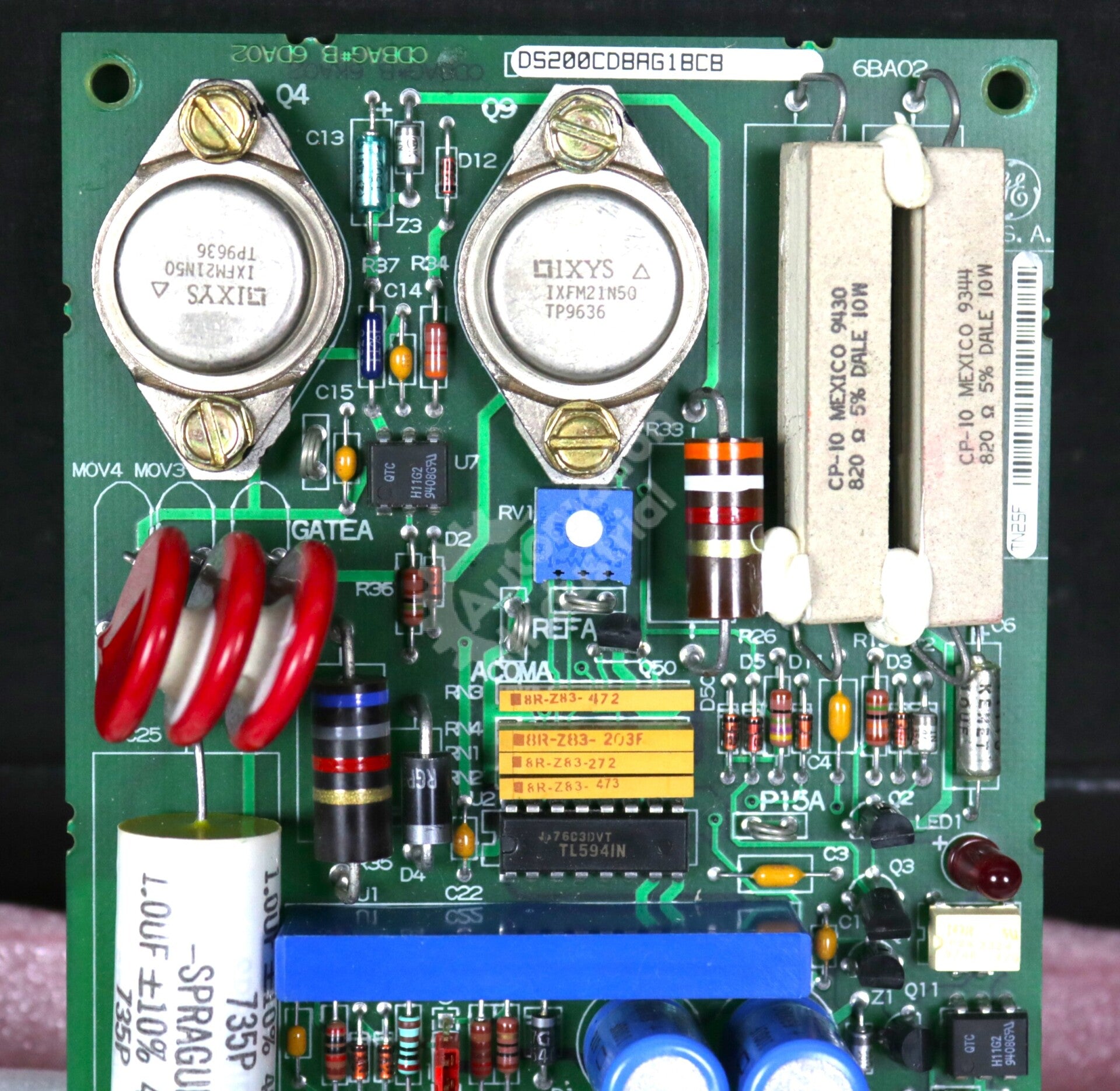 DS200CDBAG1B By GE DS200CDBAG1BCB Contactor Driver Board NSFP Mark V DS200