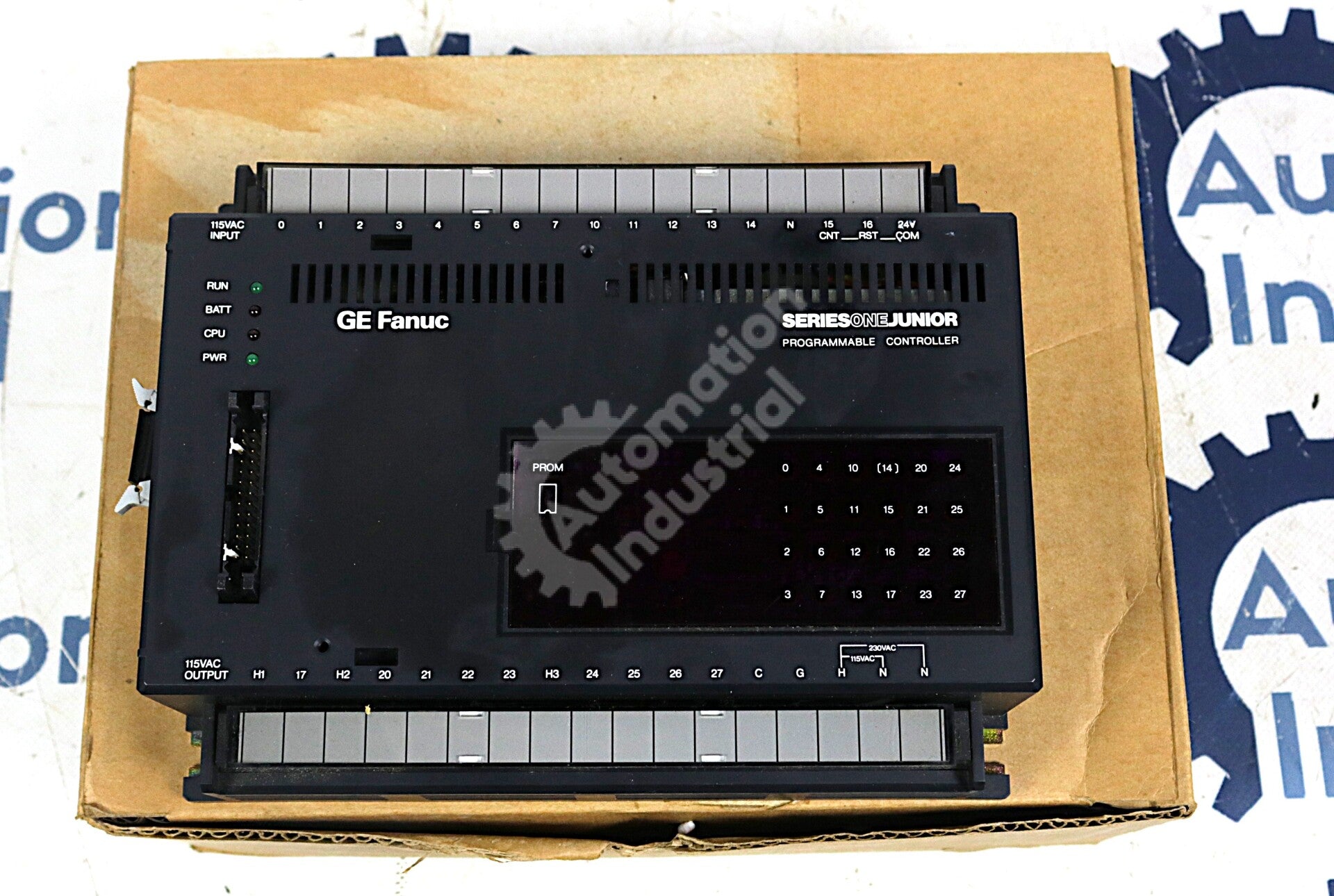IC609SJR100 By GE Series One Jr 115-230VAC Output Programmable Controller NSFP