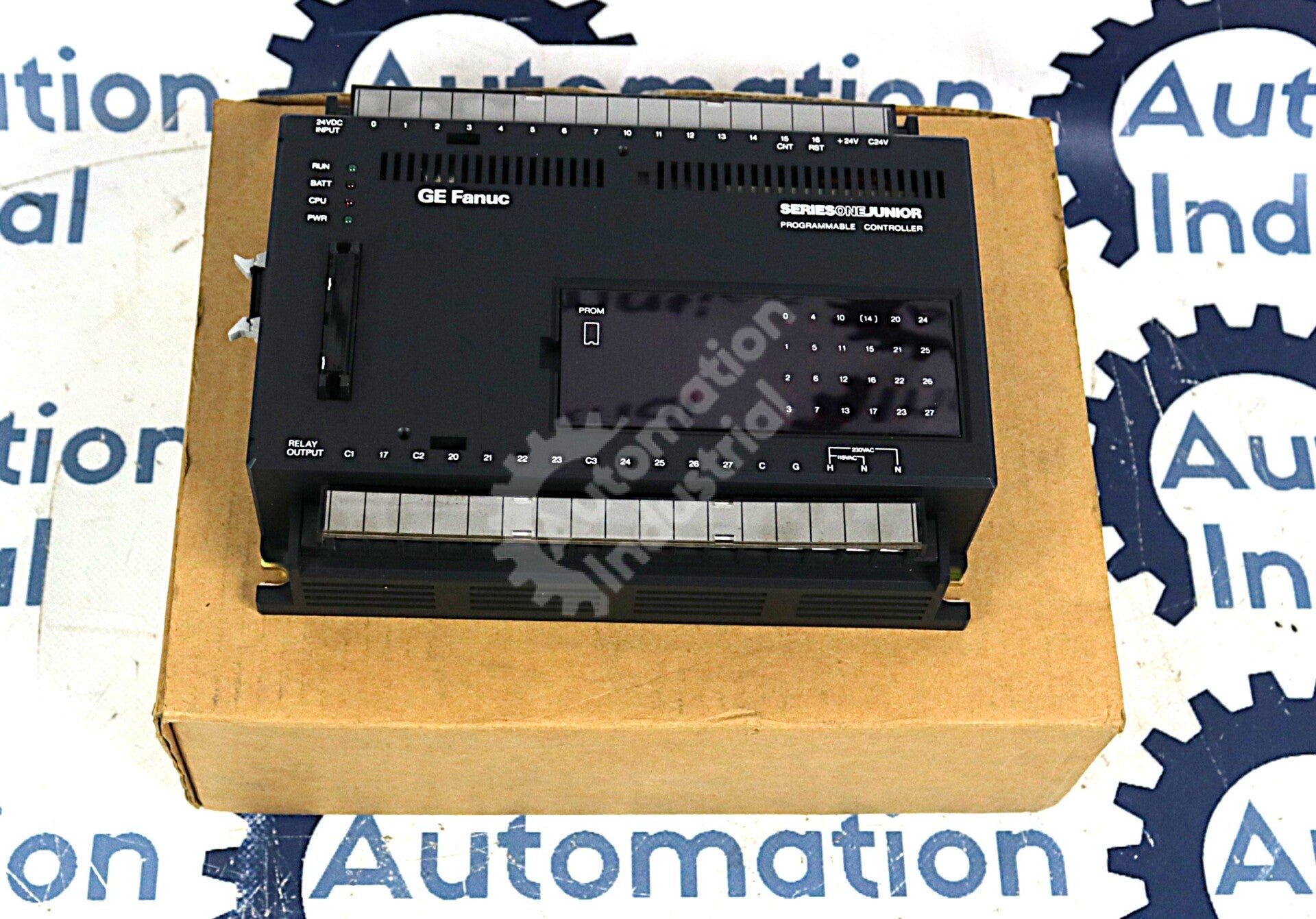 IC609SJR120 By GE Series One Jr 24VDC In/Relay Out Programmable Controller NSFP