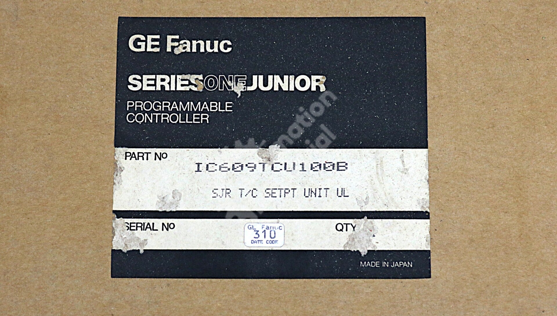 IC609TCU100 By GE Series One Jr Timer/Counter Setpoint Unit NSFP