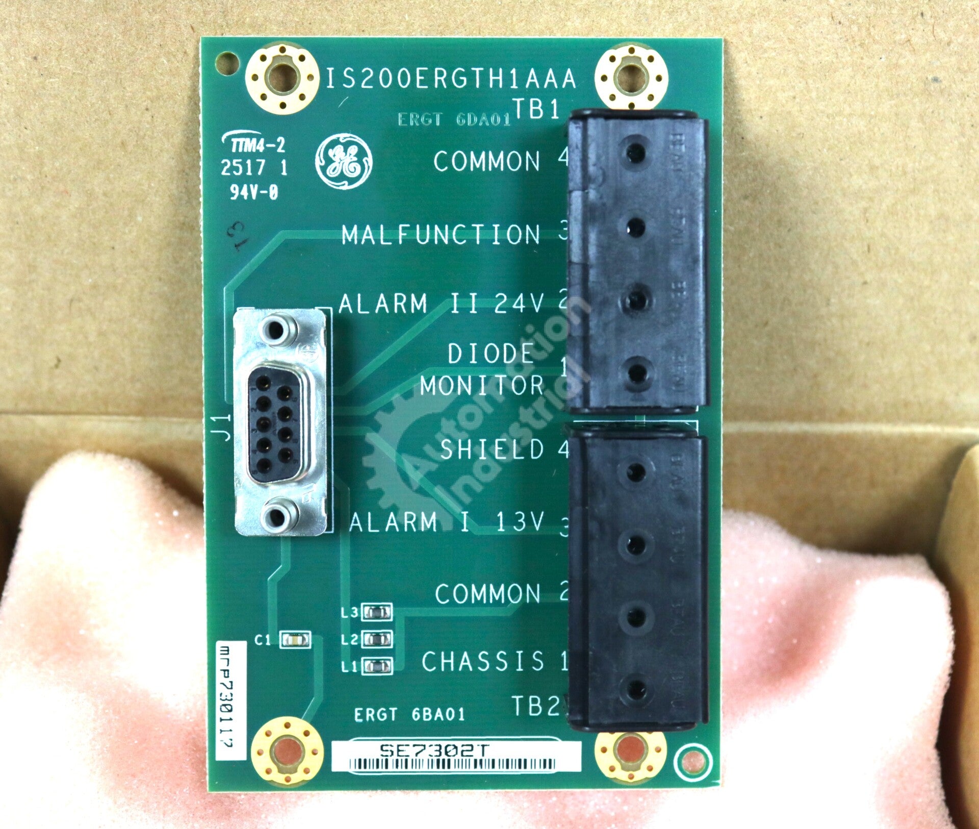 IS200ERGTH1A By GE IS200ERGTH1AAA Exciter Regulator Ground Detector Board NSFP