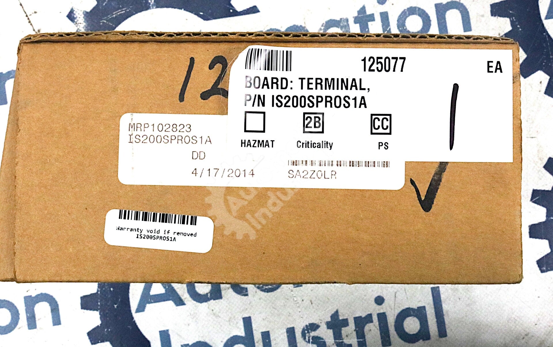 IS200SPROS1A By General Electric IS200SPROS1ADD Terminal Board NSFP