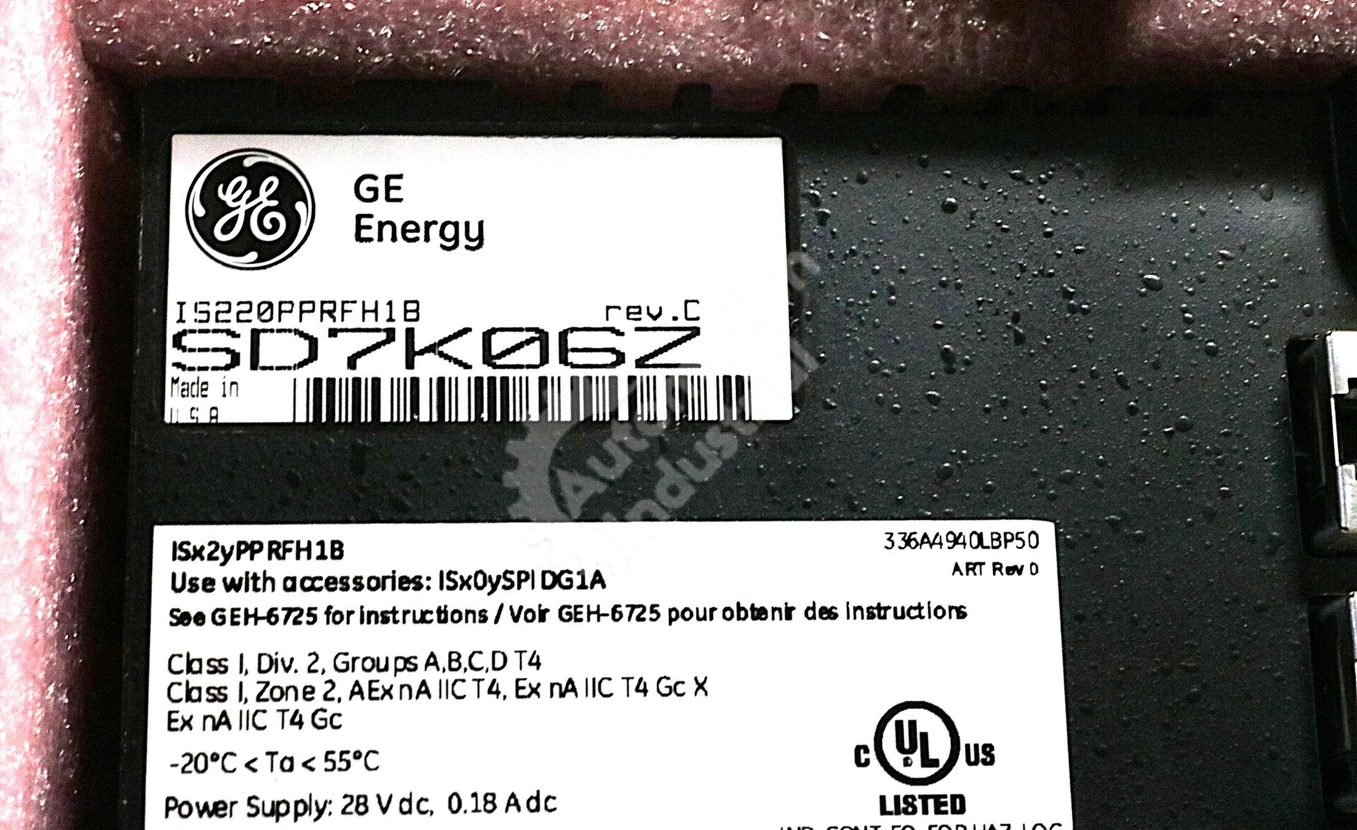 IS220PPRFH1B By General Electric Profibus DPM Master Gateway I/O Module NSFP