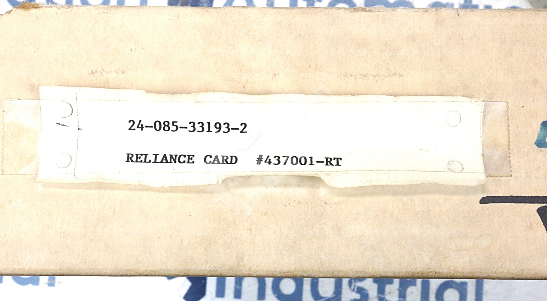 437001-RT By Reliance Electric Power Connect Board NSFP