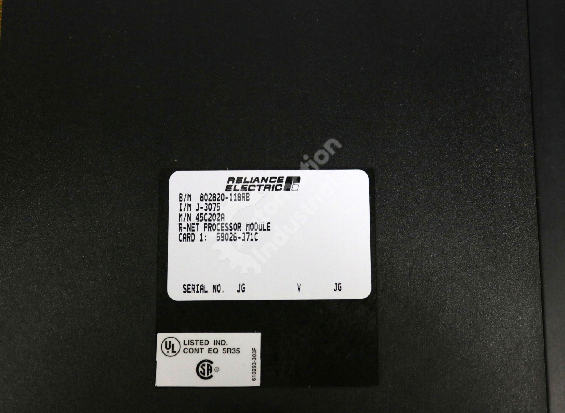 45C202A By Reliance Electric Automate R-Net Processor Module NSFP