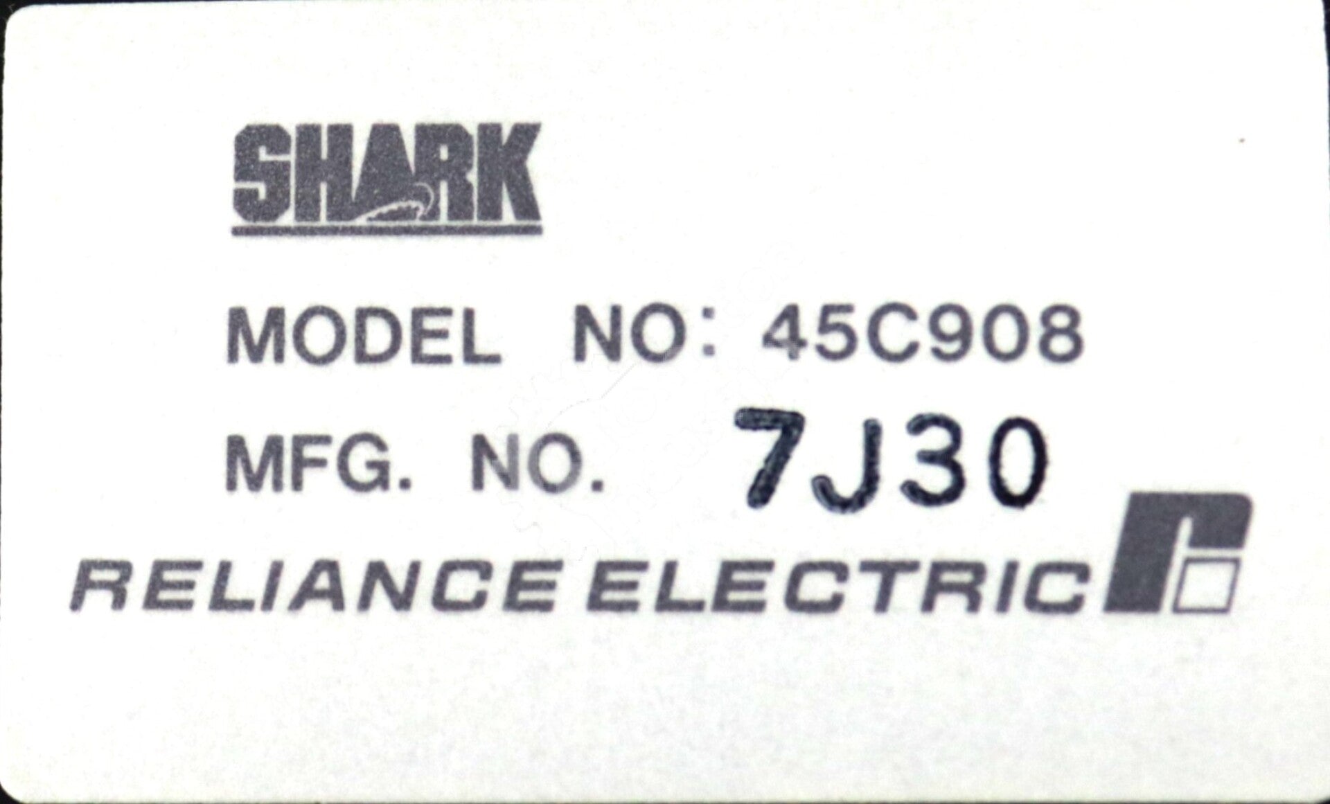 45C908 By Reliance Electric I/O Programmable Controller Module NSFP Shark XL