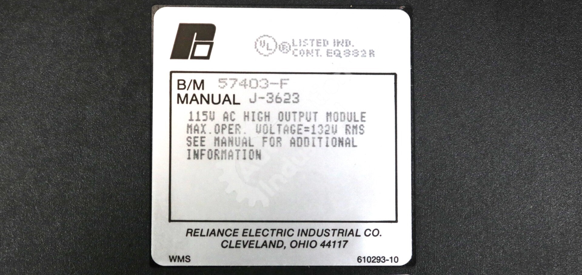 57C403 By Reliance Electric 115V AC High Output Module AutoMax NSFP