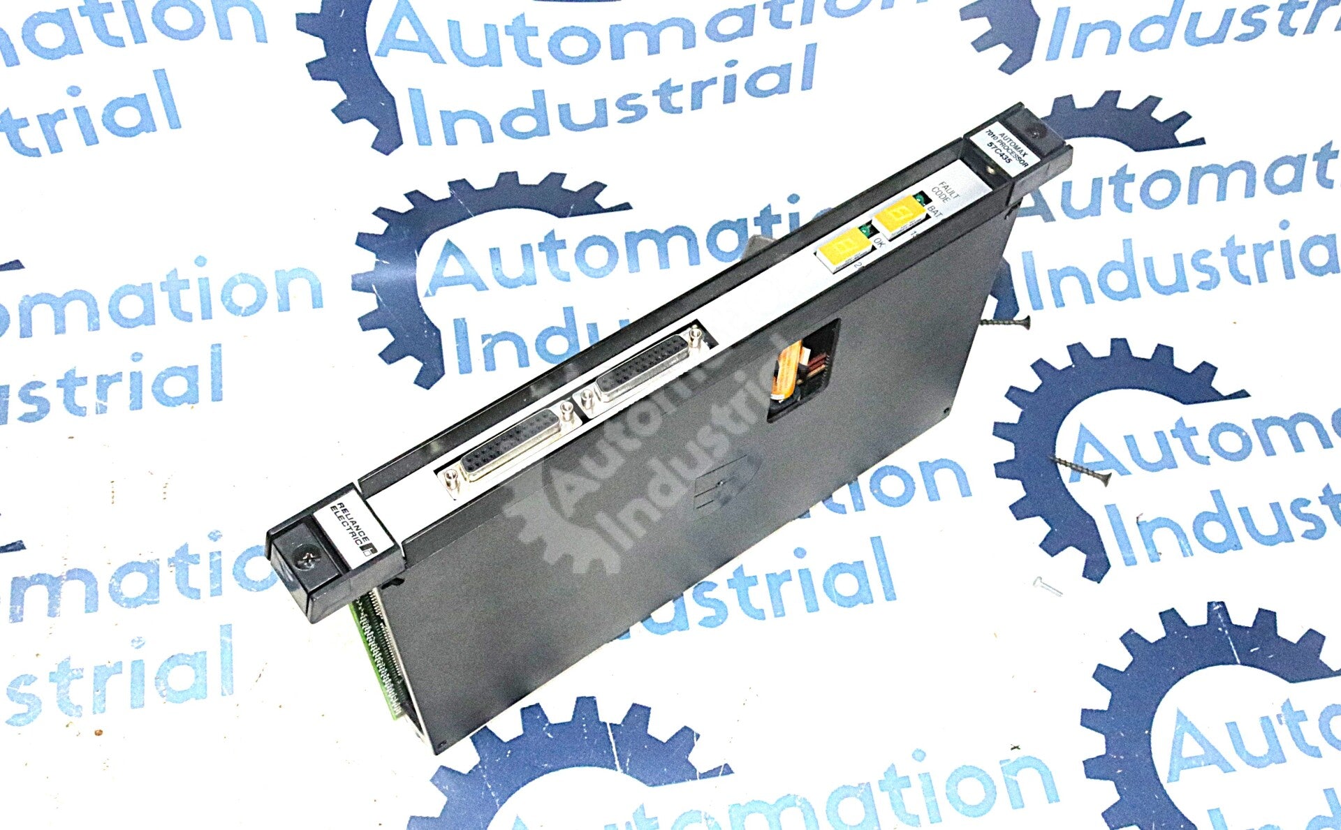 57C435 By Reliance Electric 25MHz-CPU 512K Parity RAM 7010 Processor Module NSFP