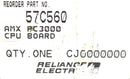 57C560 By Reliance Electric PC3000 Processor Card NSFP AutoMax