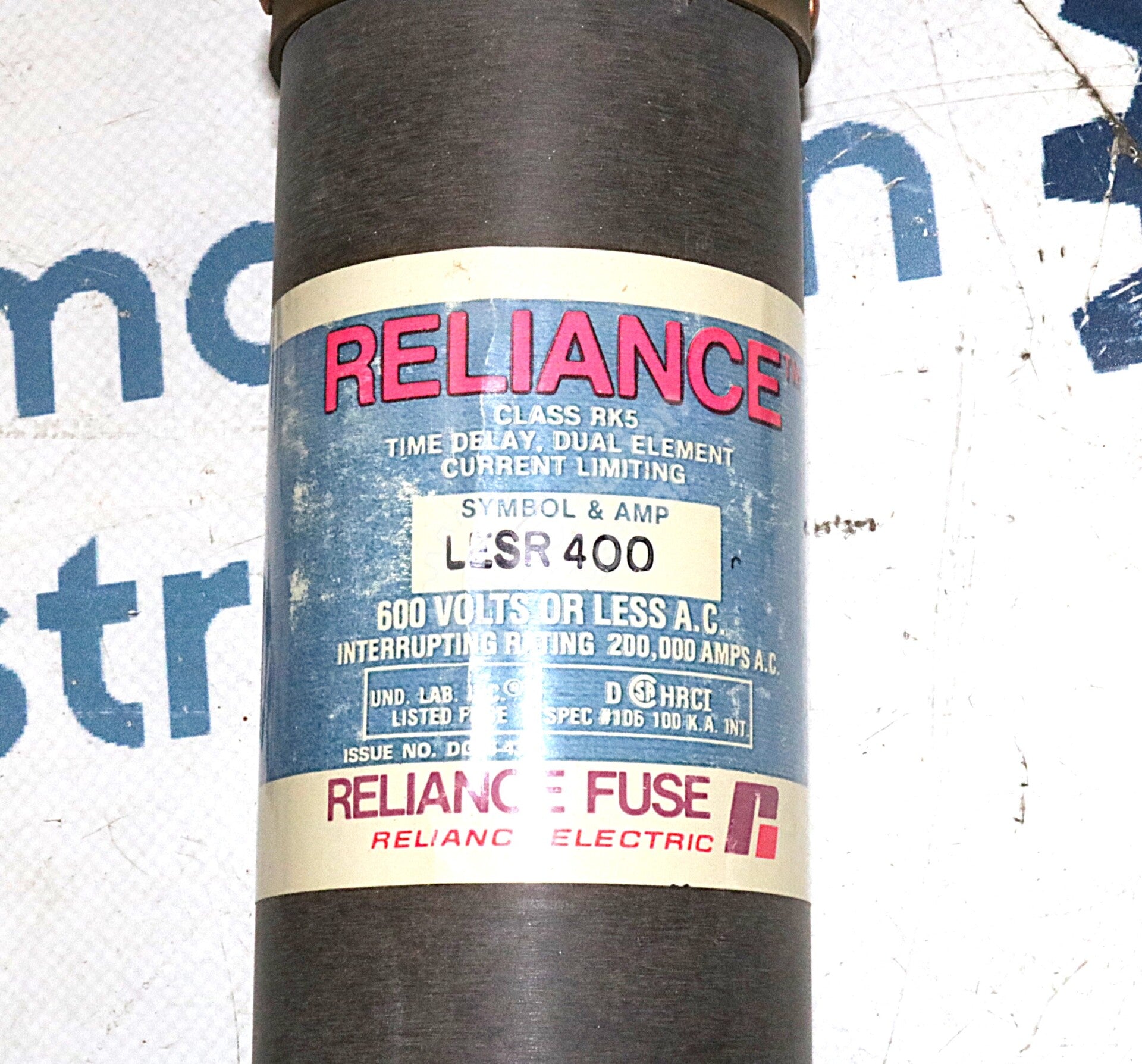 LESR 400 By Reliance Electric 600VAC 400AMP Time Delay Dual Element NSFP