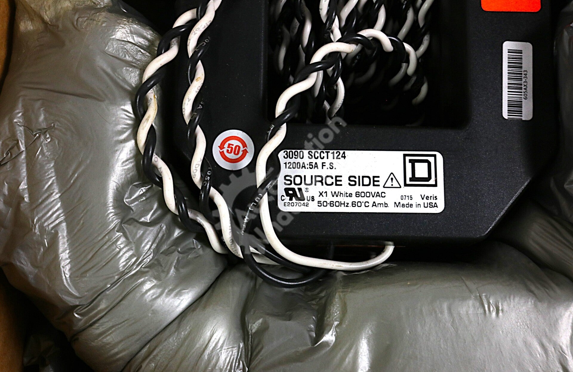 SCCT-124 By Square D PowerLogic Class 3090 Split Core Current Transformer NSFP