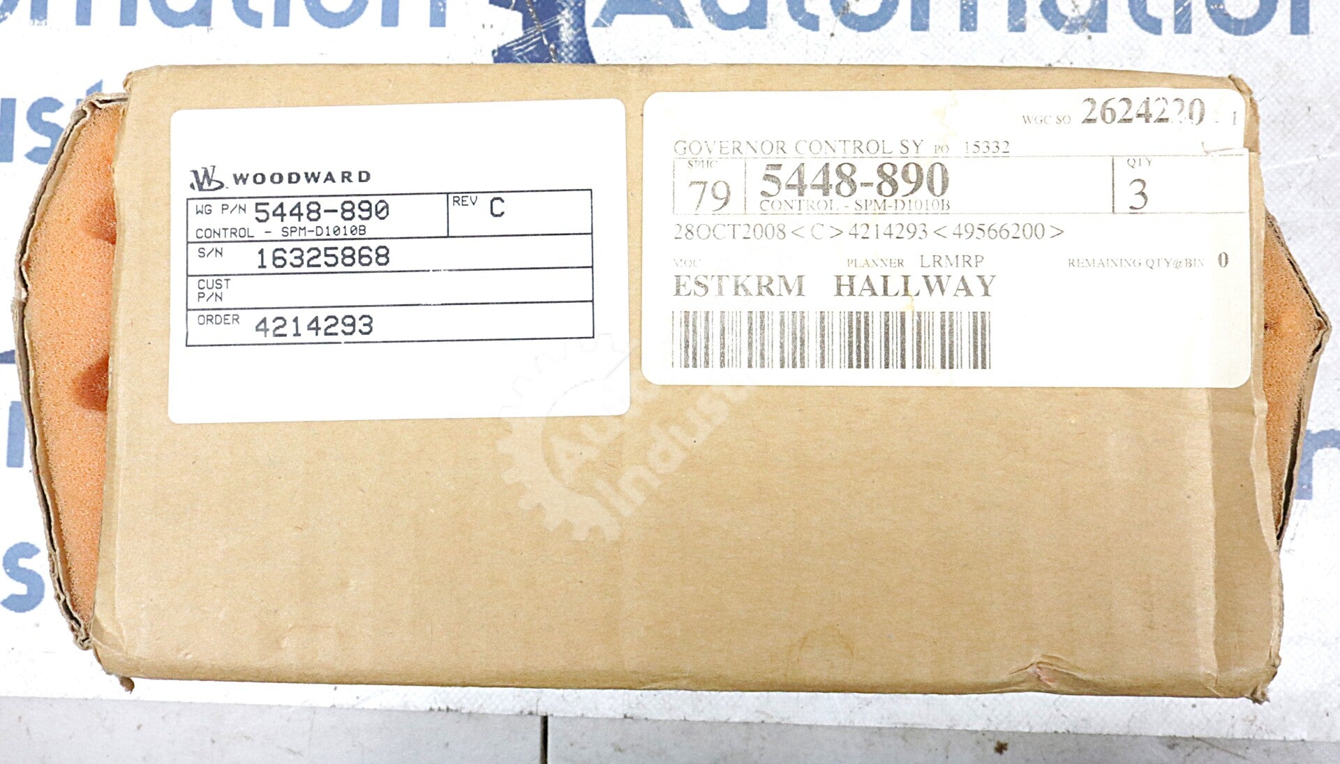 5448-890 By Woodward 24VDC 3 Button Interphase SPM-D Synchronizer NSFP