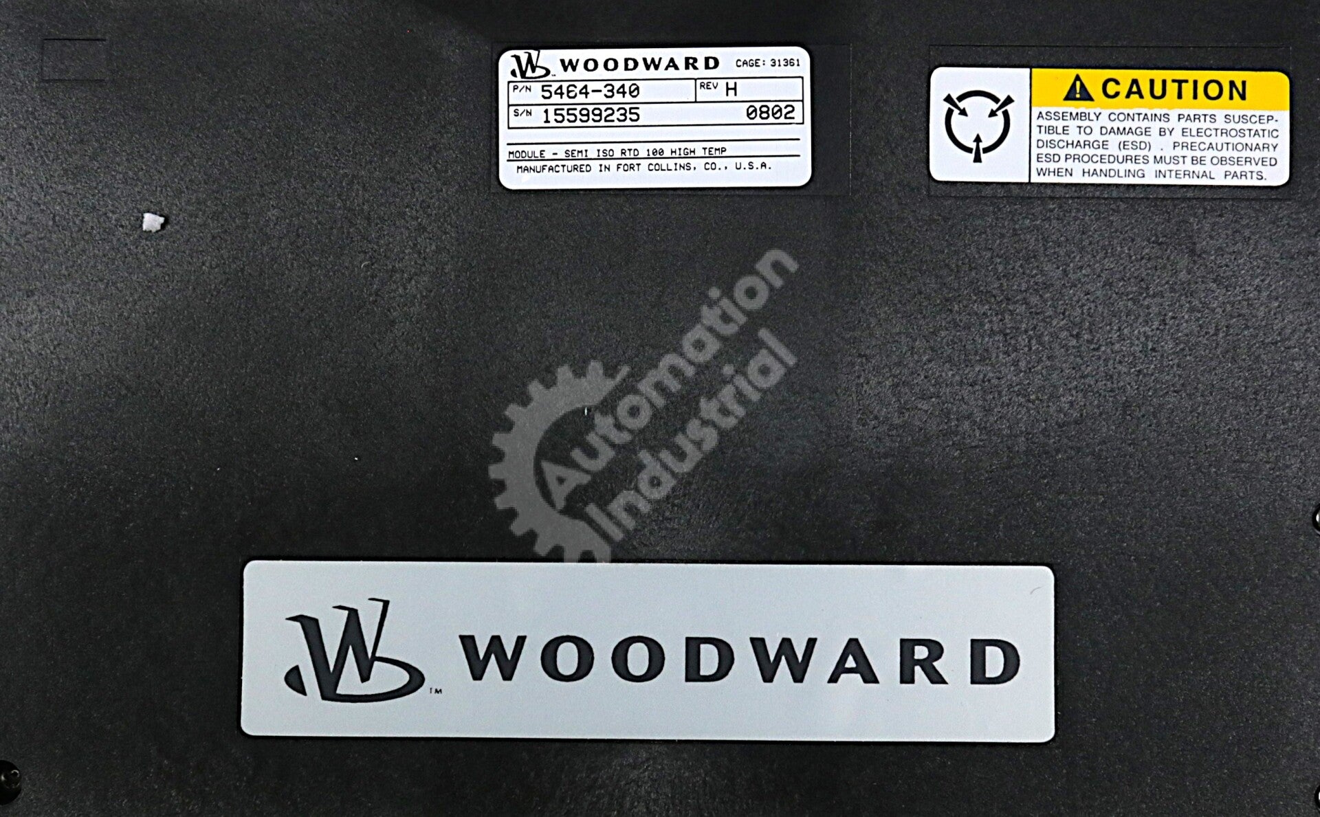 5464-340 By Woodward Semi ISO RTD 100 High Temperature Module NSFP