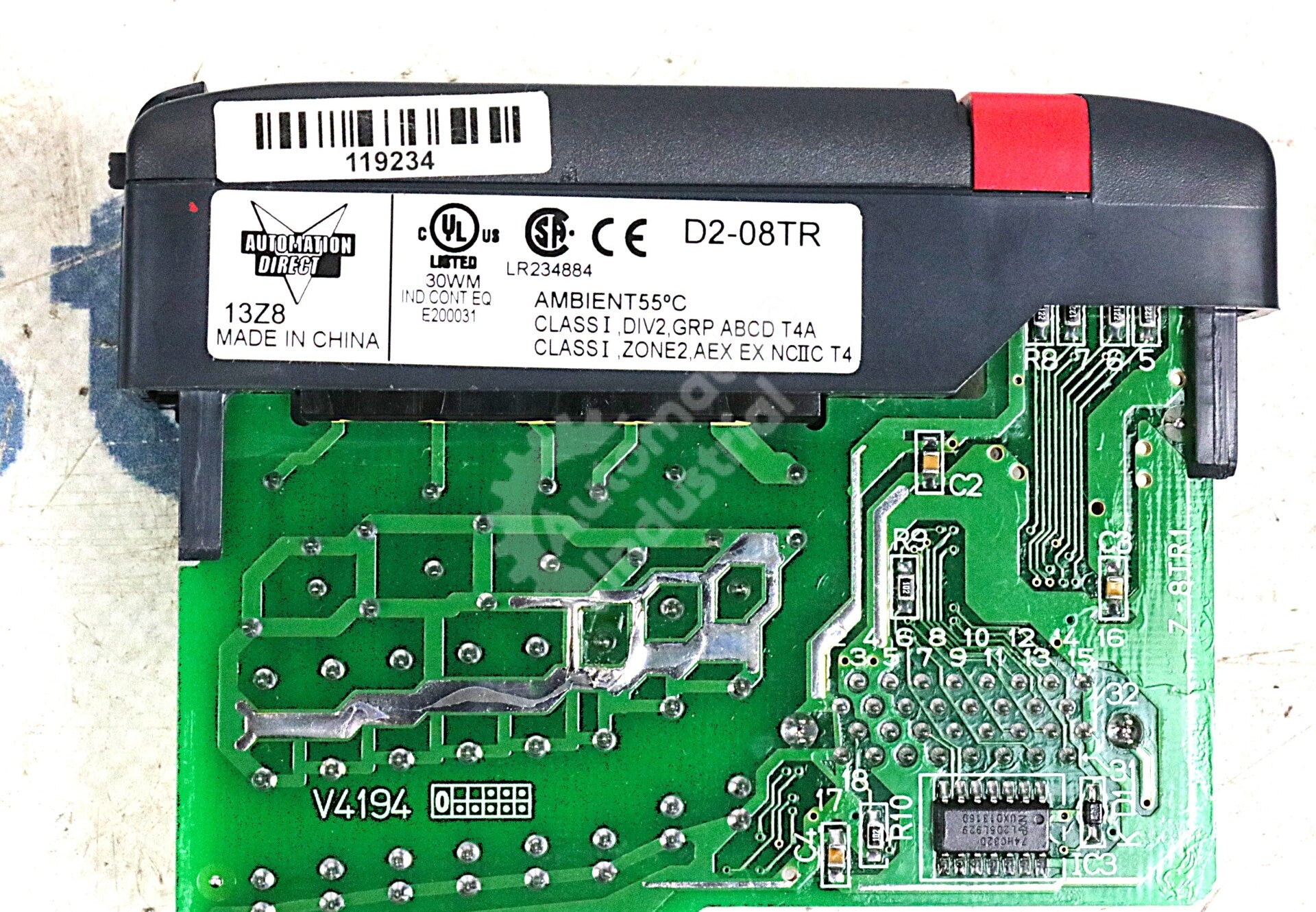 D2-08TR By Automation Direct 5-30VDC 8-Point Relay Output Module NSNB