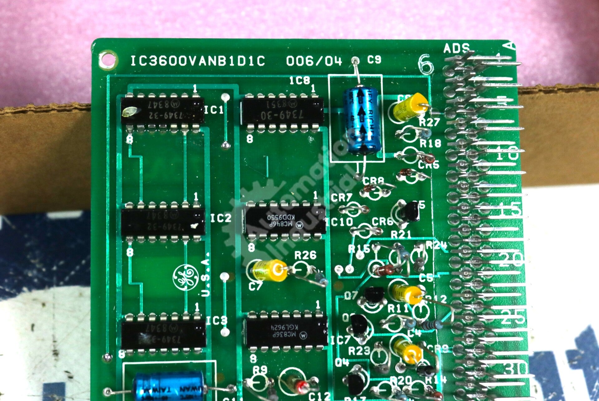 IC3600VANB1D1C By GE Speedtronic IC3600VANB Annunciator Master Card NSNB