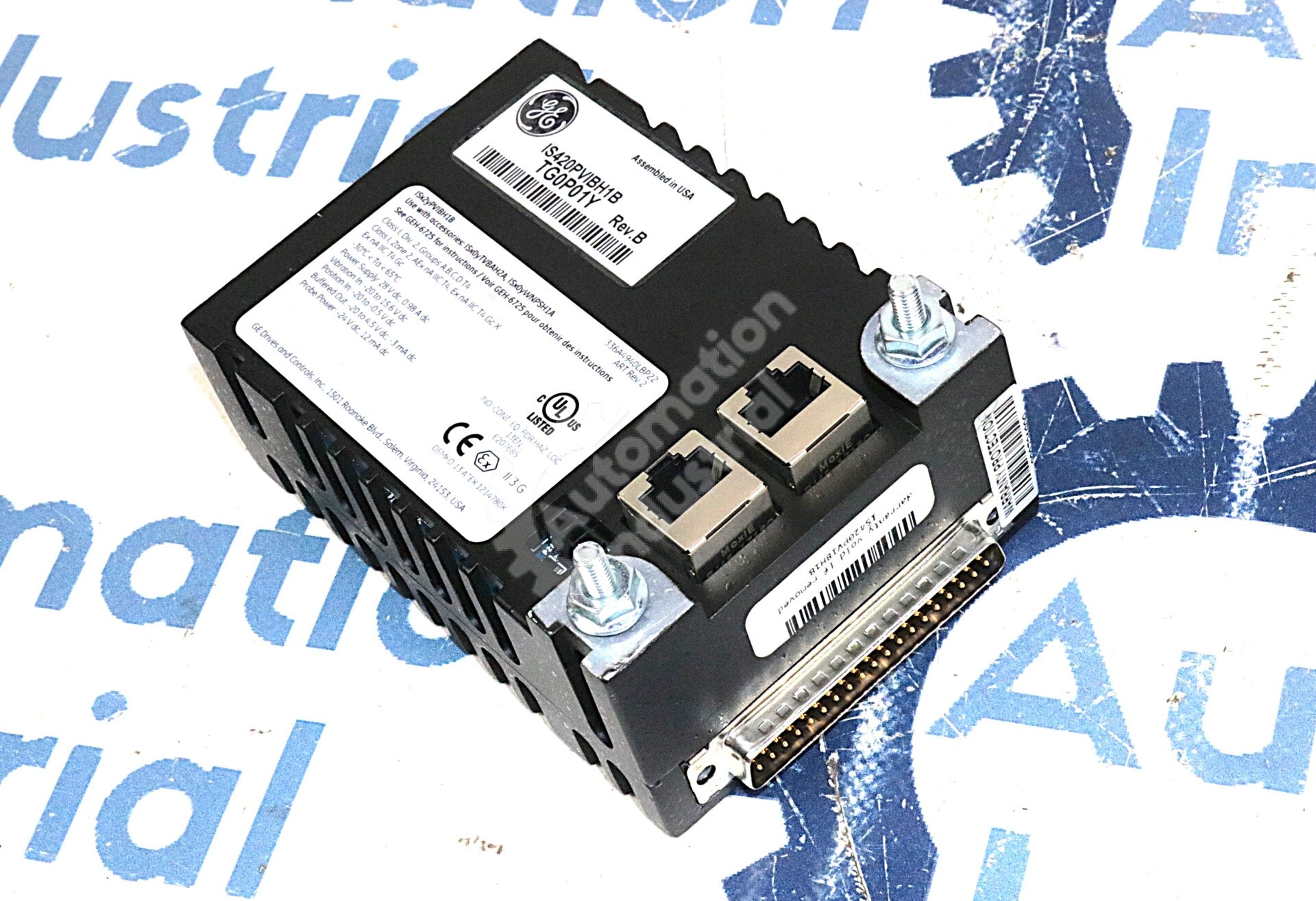 IS420PVIBH1B By General Electric Vibration I/O Pack NSNB
