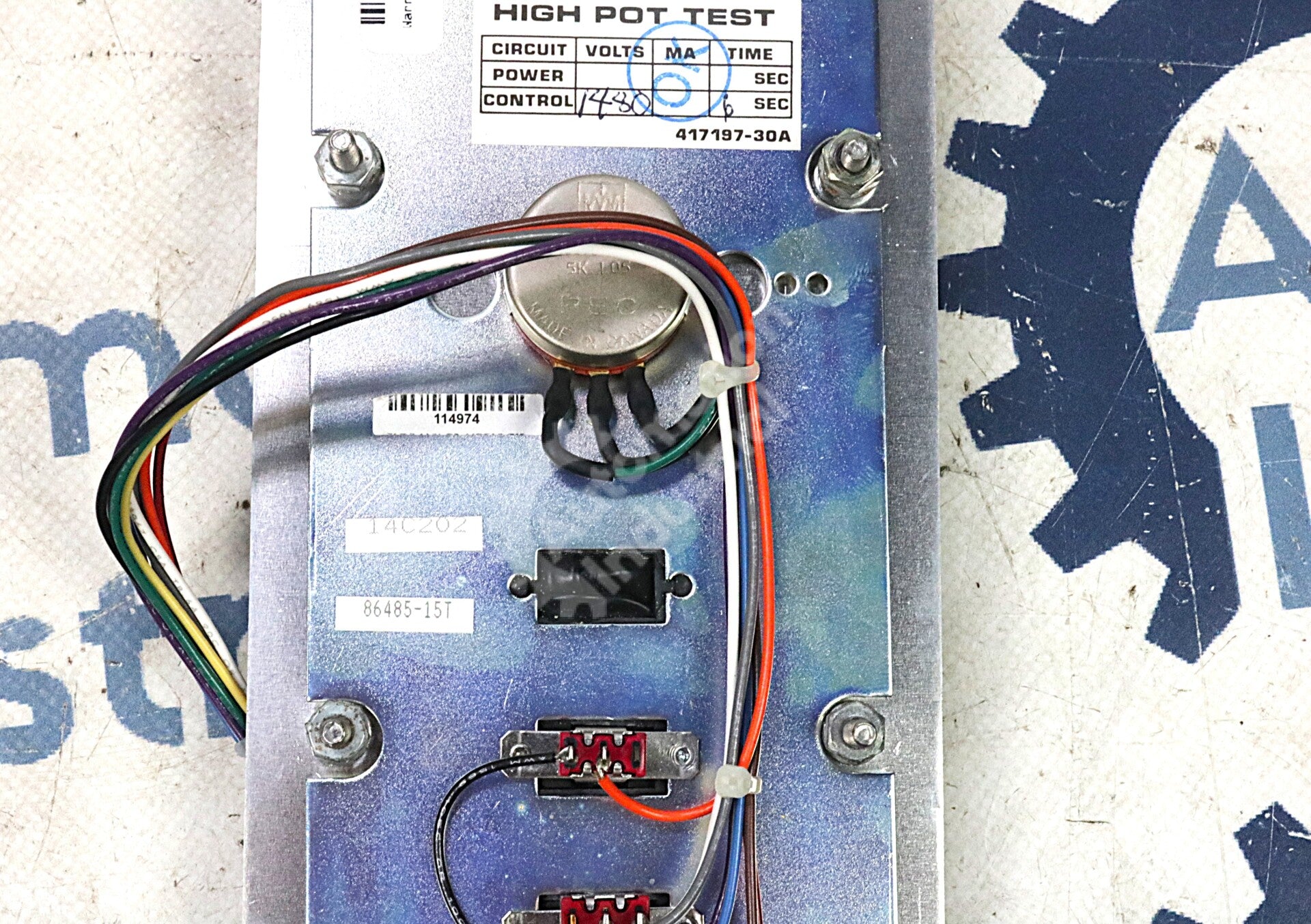 14C202 By Reliance Electric Non-Reversing Operator Control Station NSNB