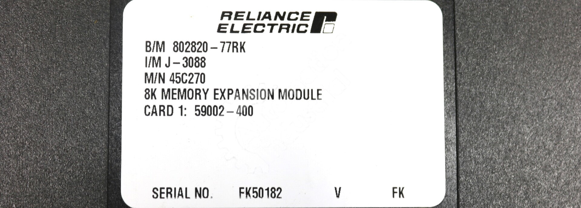 45C270 By Reliance Electric 8K Memory Expansion Module NSNB AutoMate