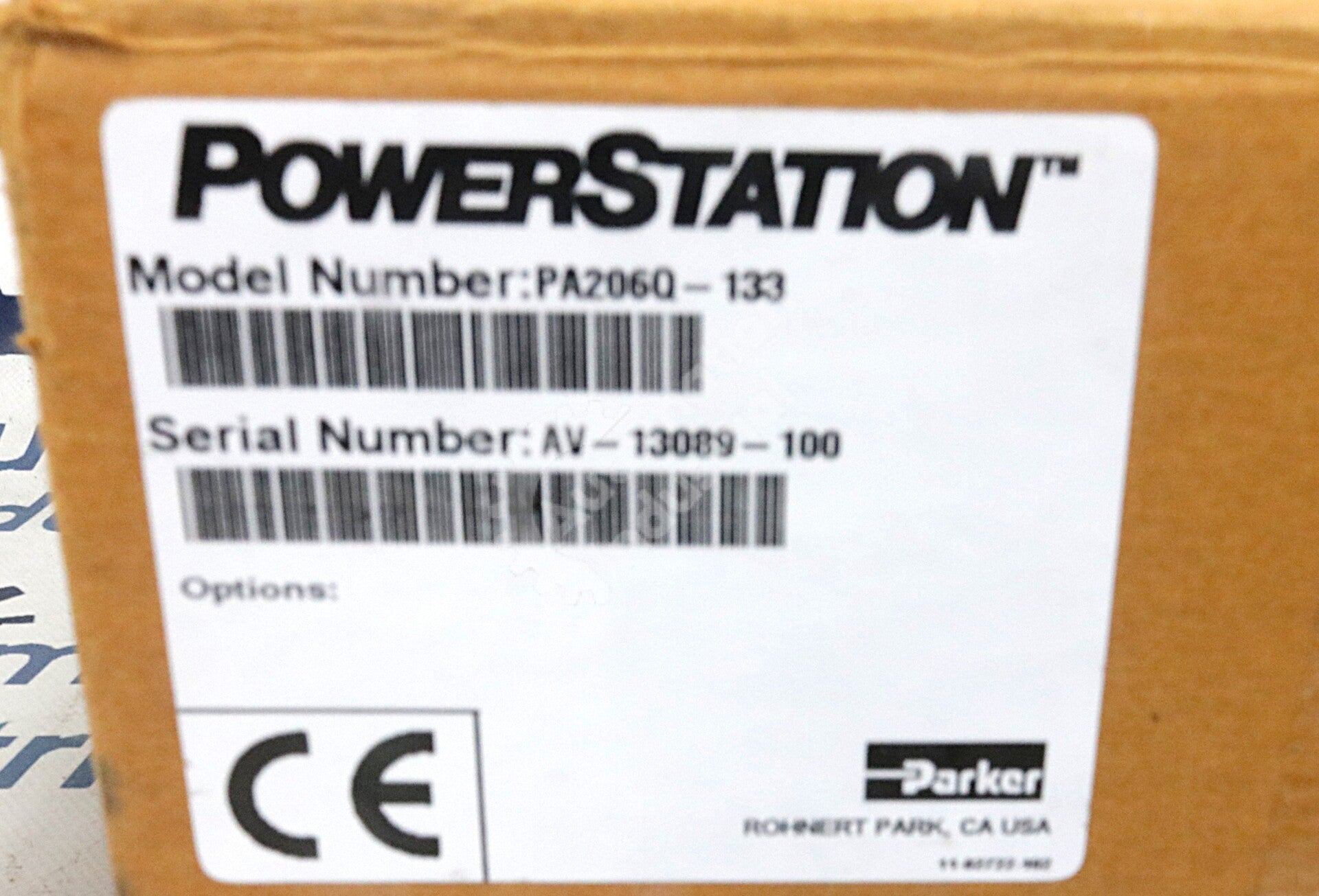 PA206Q-133 By Parker Automation 6in TFT Display Touchscreen Powerstation NSFP