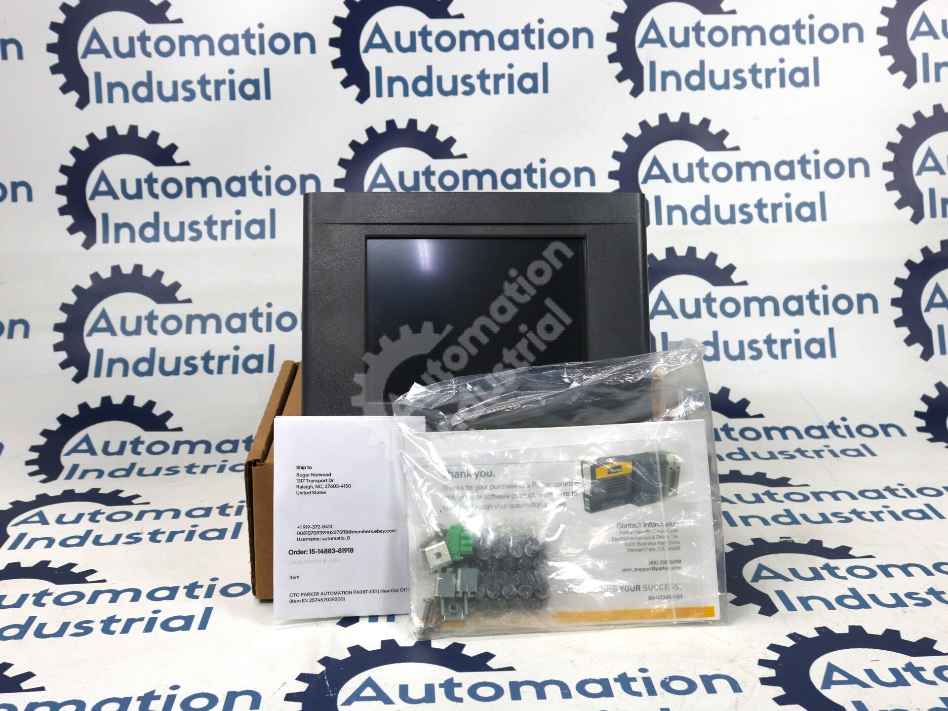 PA208T-133 By CTC Parker Automation 8In Color Touchscreen HMI NSNB
