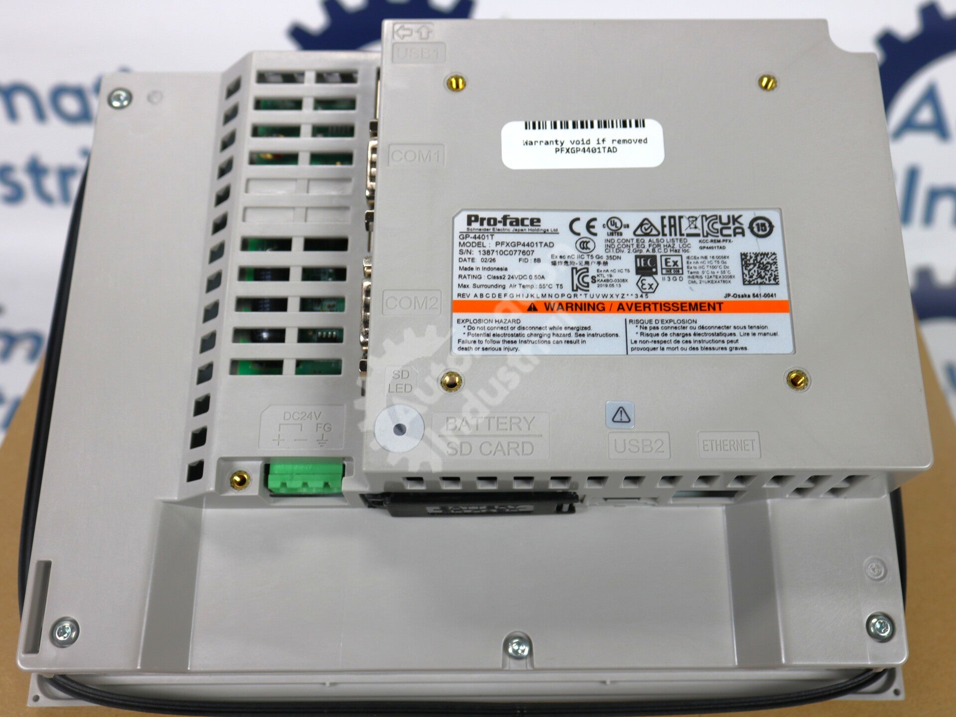PFXGP4401TAD By Pro-face GP-4401T 7.5 inch HMI Operator Panel NSFP