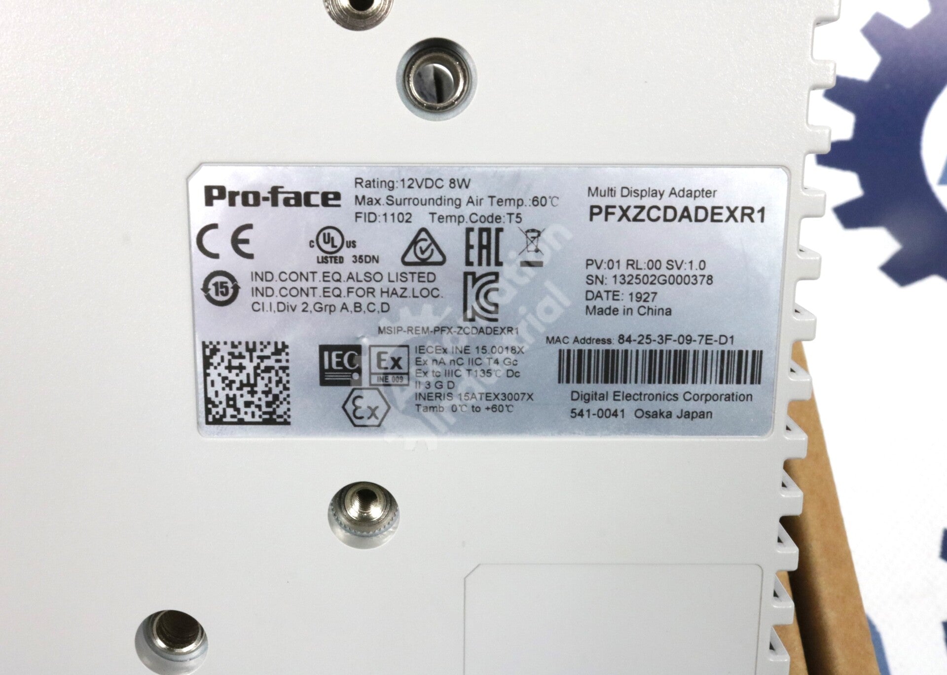 PFXZCDADEXR1 By Proface Xycom Multi Display Adapter