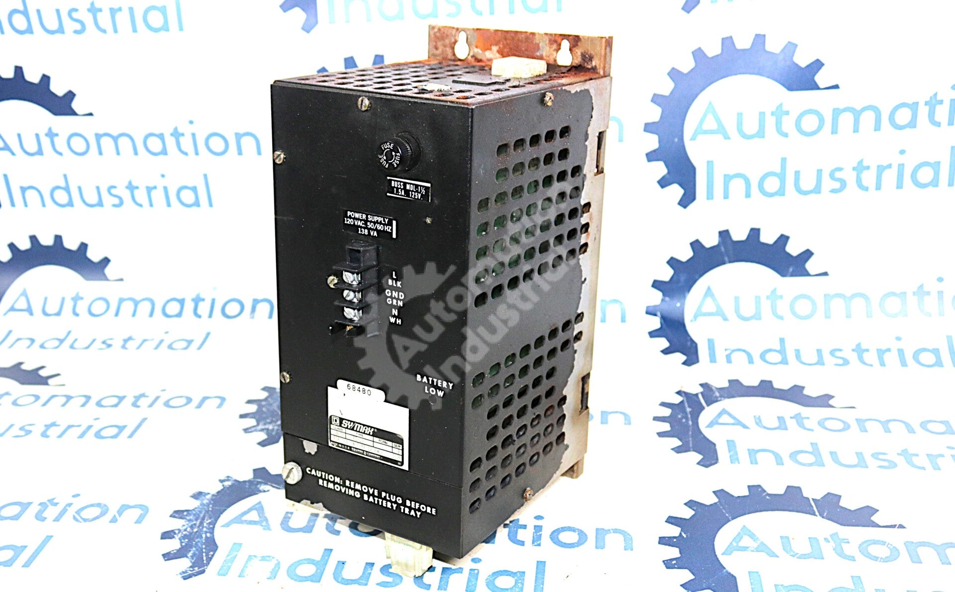 PS-10 By Square D Sy/Max Class 8030 120VAC 50/60HZ Power Supply