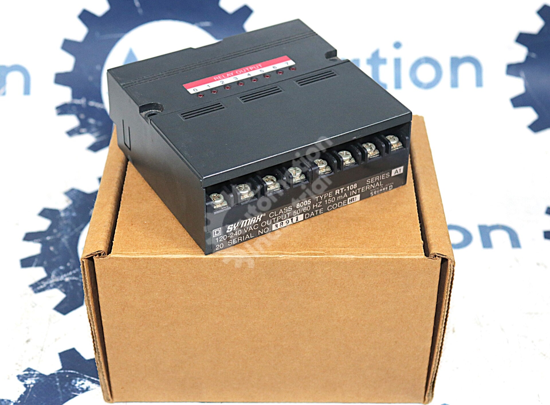 RT-108 By Square D Sy/Max Class 8005 120-240VAC Relay Output Module