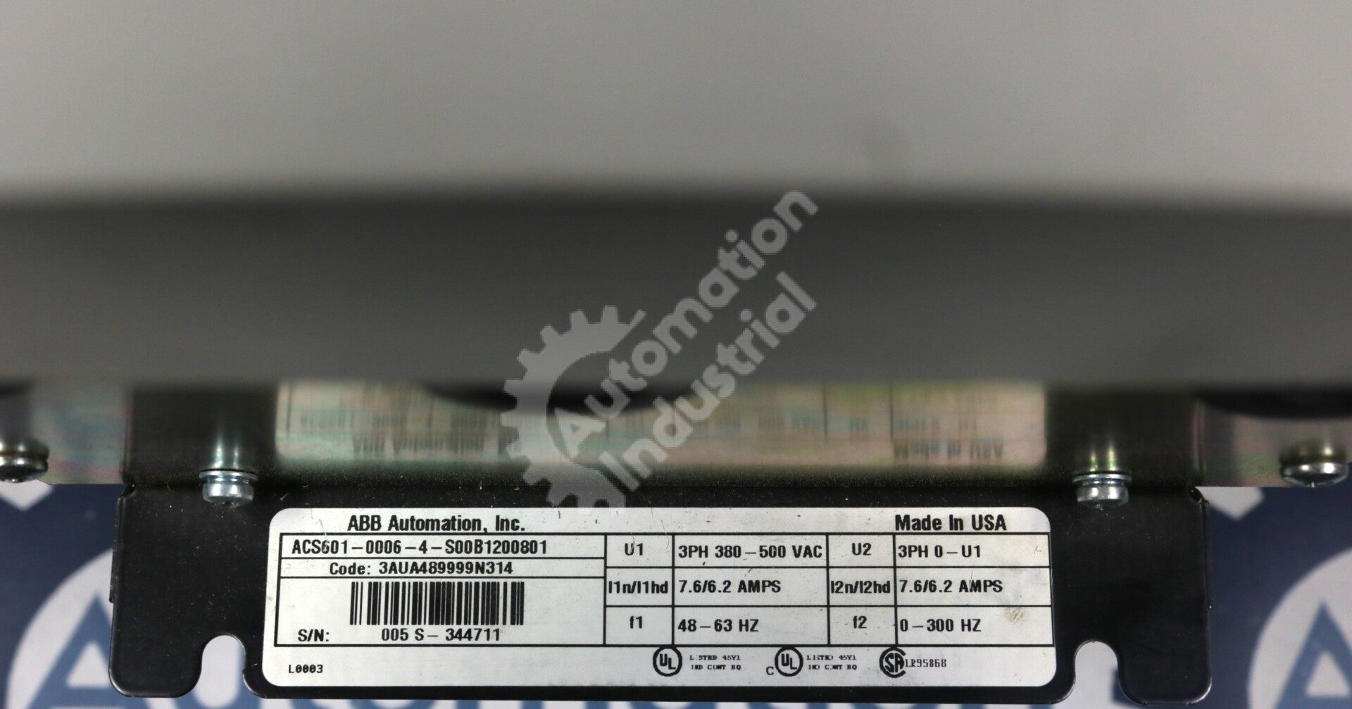 ACS601-0006-4 S00B1200801 By ABB 5HP Frequency Converter Drive ACS600 Series