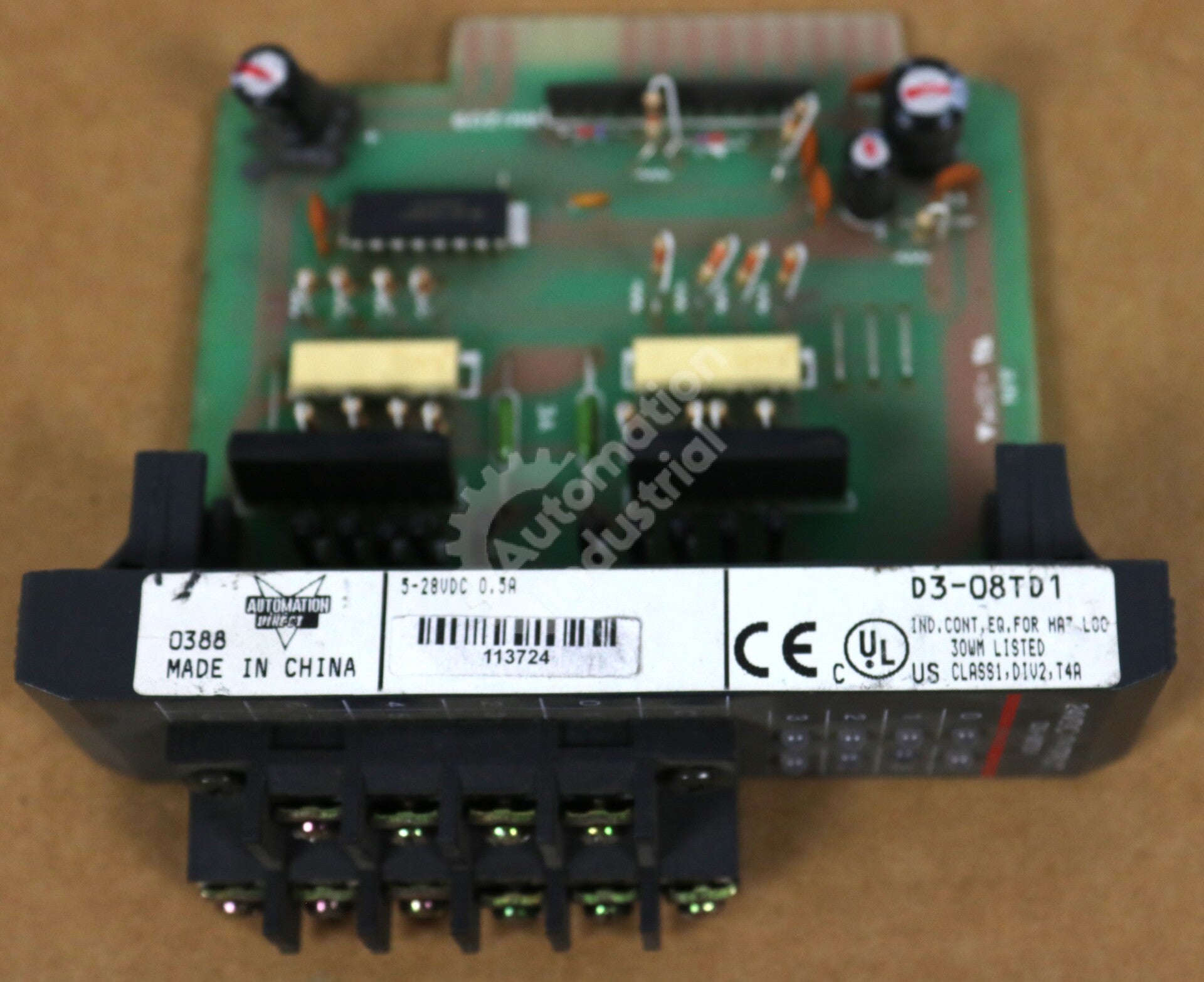 D3-08TD1 By Automation Direct 6-24VDC Output Module DirectLOGIC 305