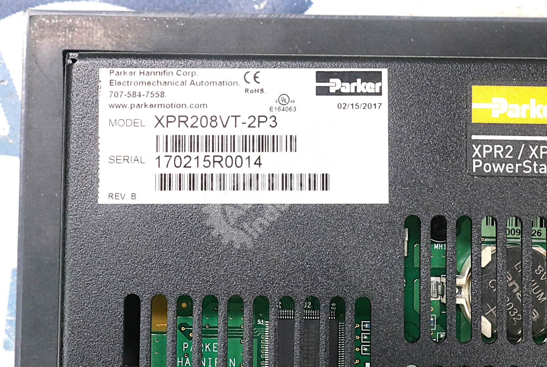 XPR208VT-2P3 By CTC Parker Automation 500MHZ 7.5 HMI Powerstation