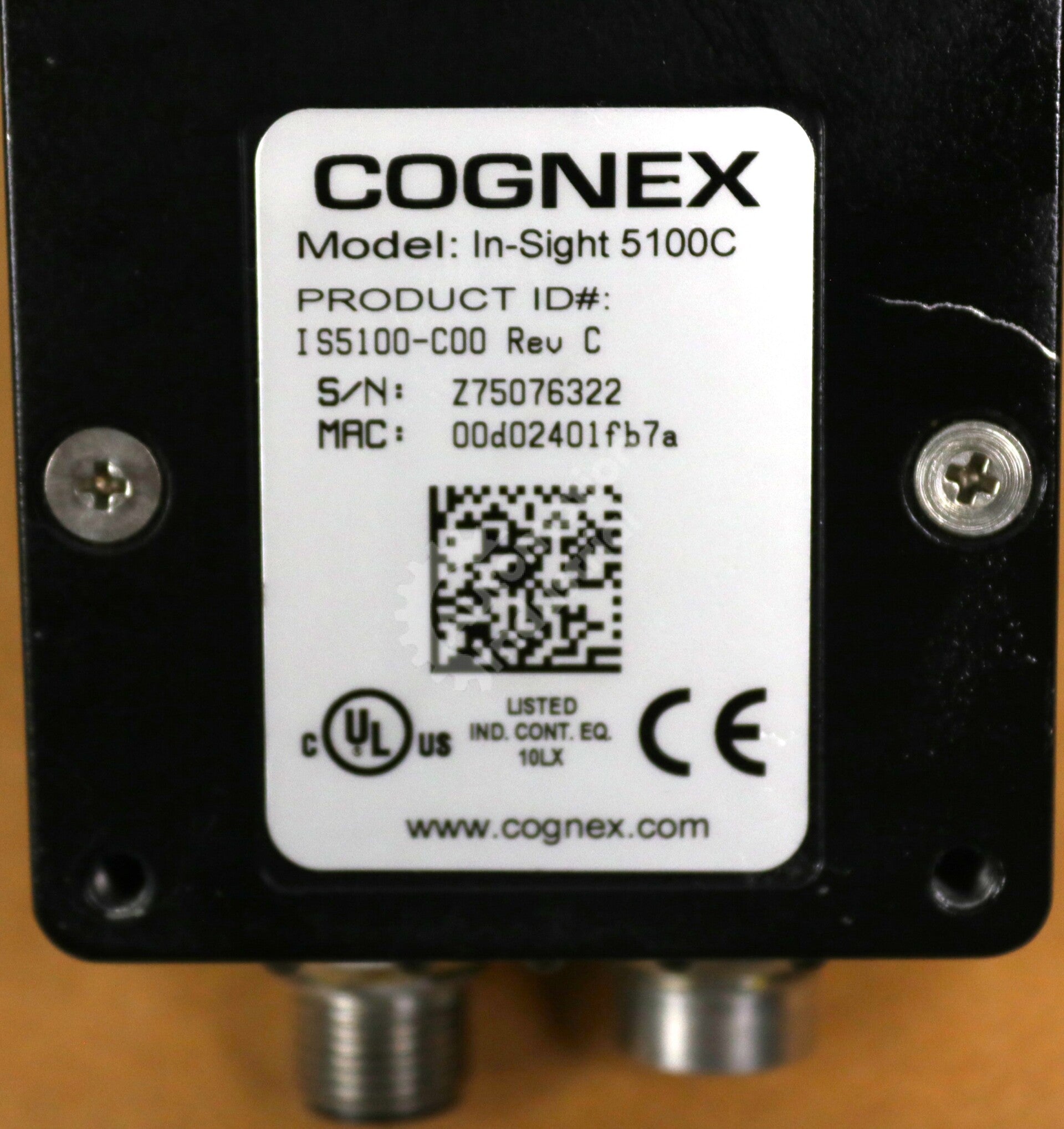 IS5100-C00 By Cognex 800-5837-4R In-Sight 5100 Color Vision System Camera