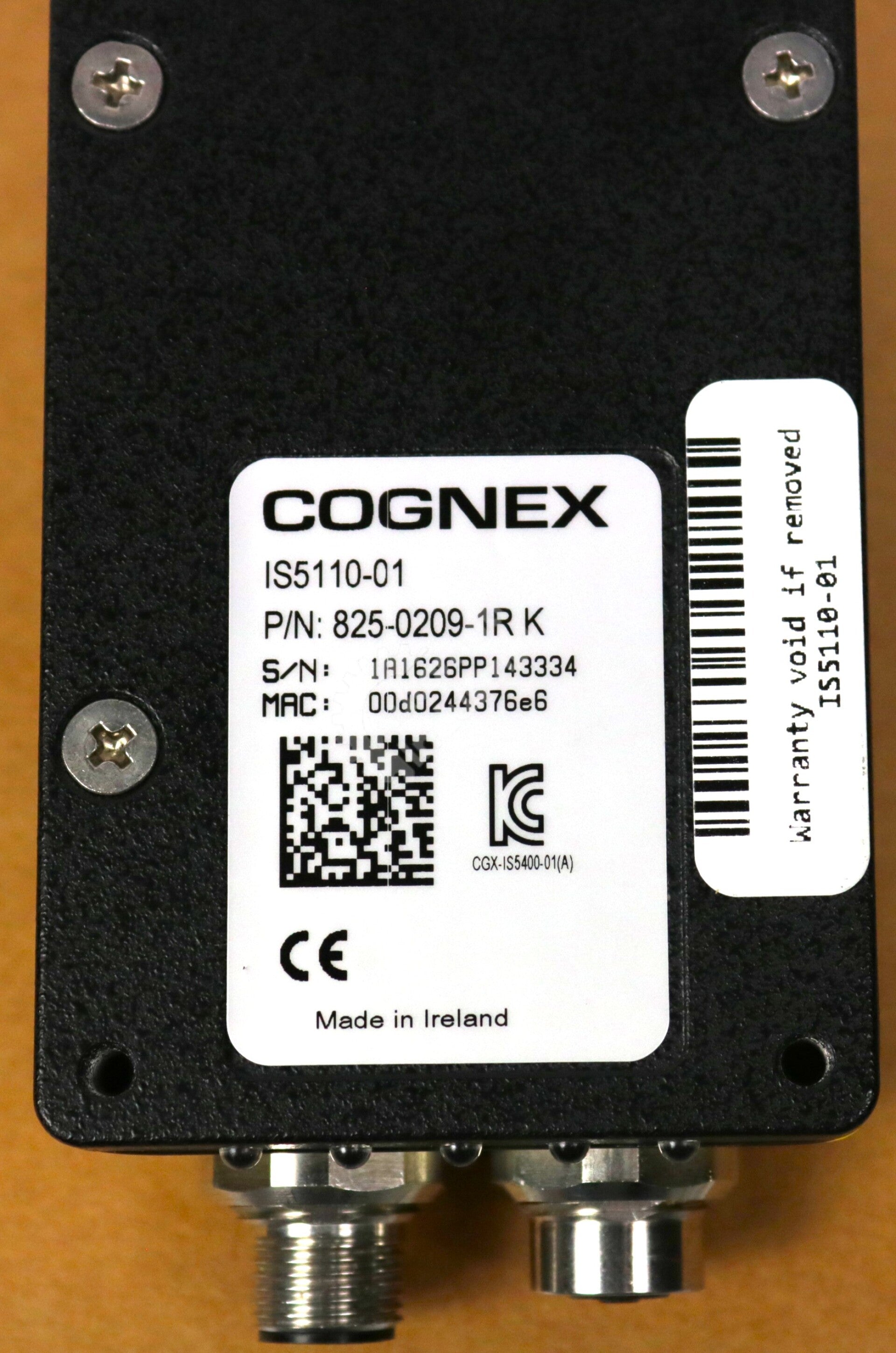 IS5110-01 By Cognex Vision Camera ID Reader In-Sight 5000 Series