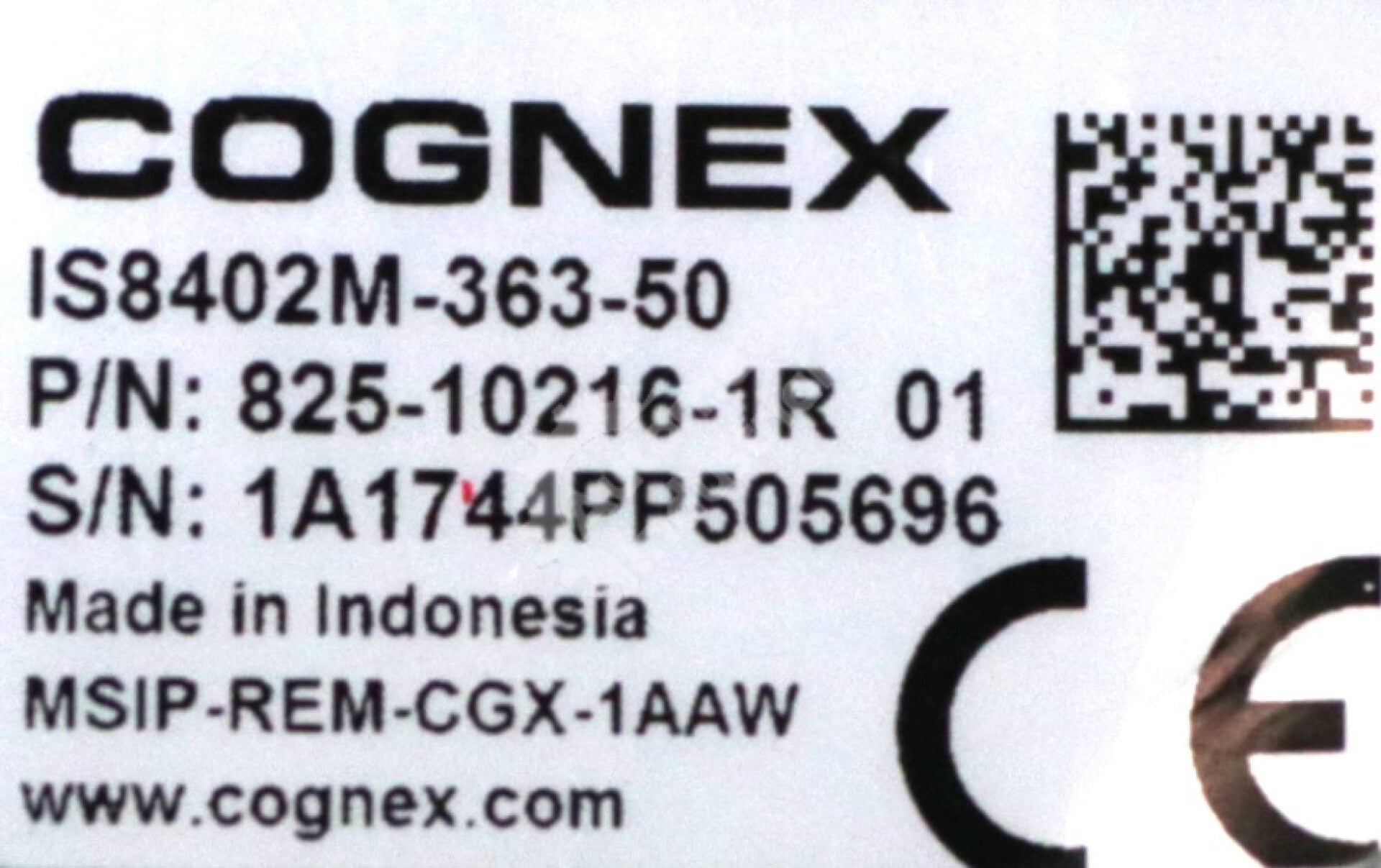 IS8402M-363-50 By Cognex 825-10216-1R-01 In-Sight 8000