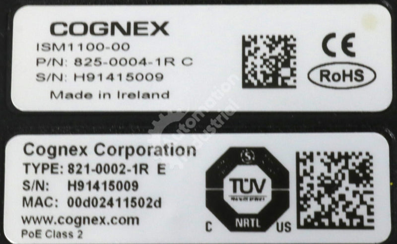 ISM1100-00 By Cognex 825-0004-1R C In-Sight Micro Vision Sensor Barcode Reader