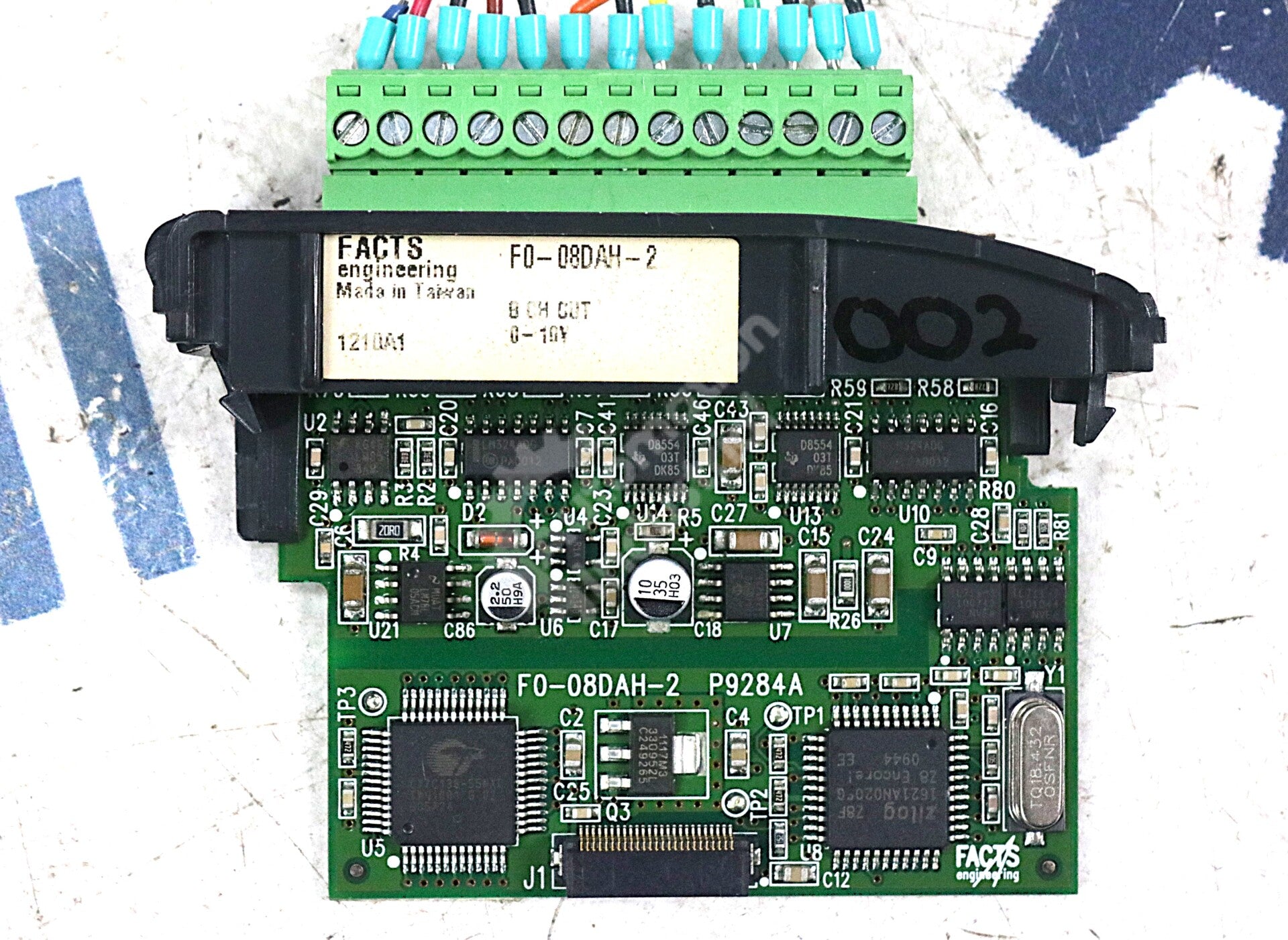 F0-08DAH-2 By Facts Engineering 0-10V 8-Channel Analog Output Module