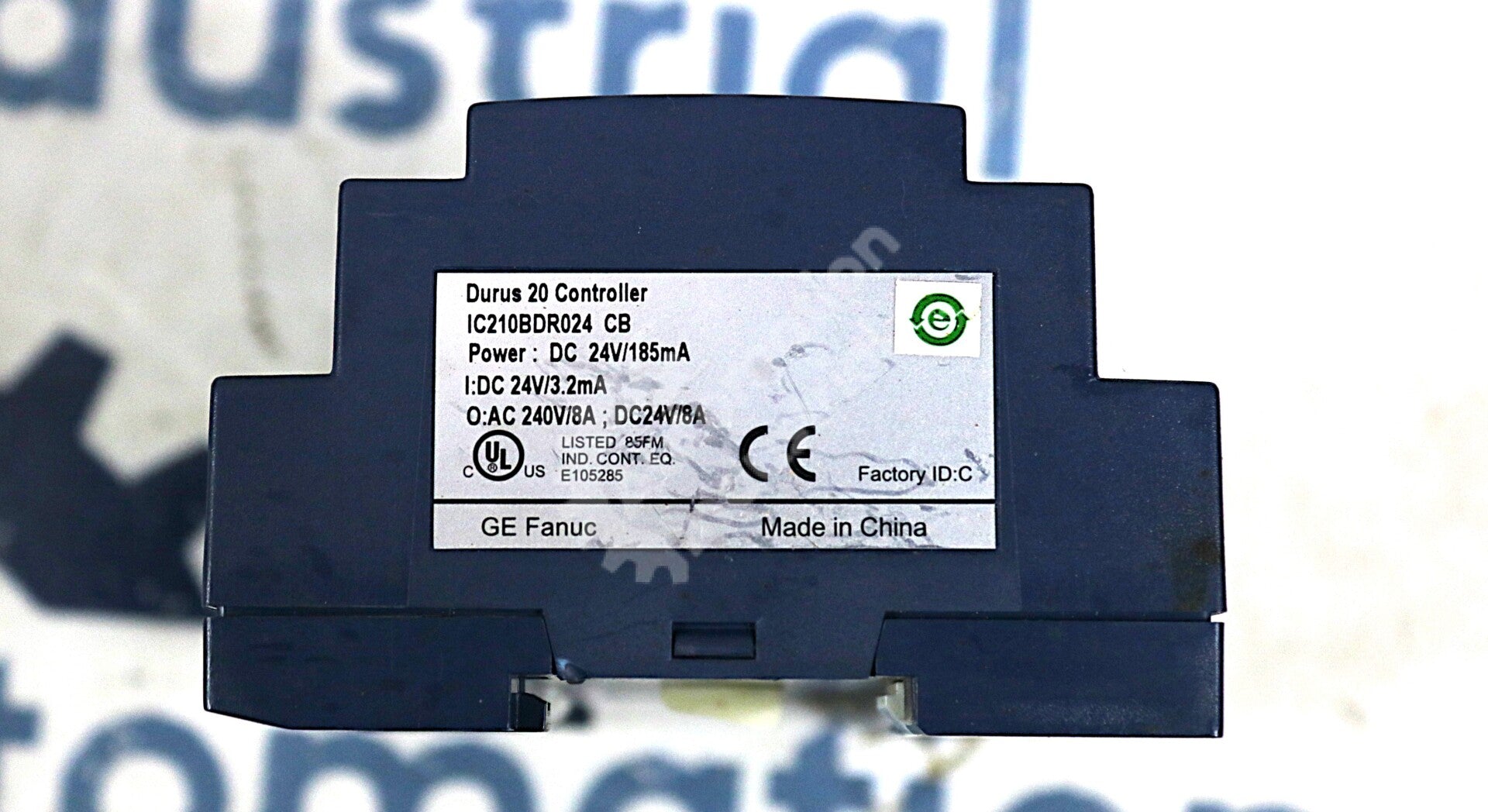 IC210BDR024 By GE Fanuc 24VDC In/8 Out Relay 8AMP Power Source Durus Controller