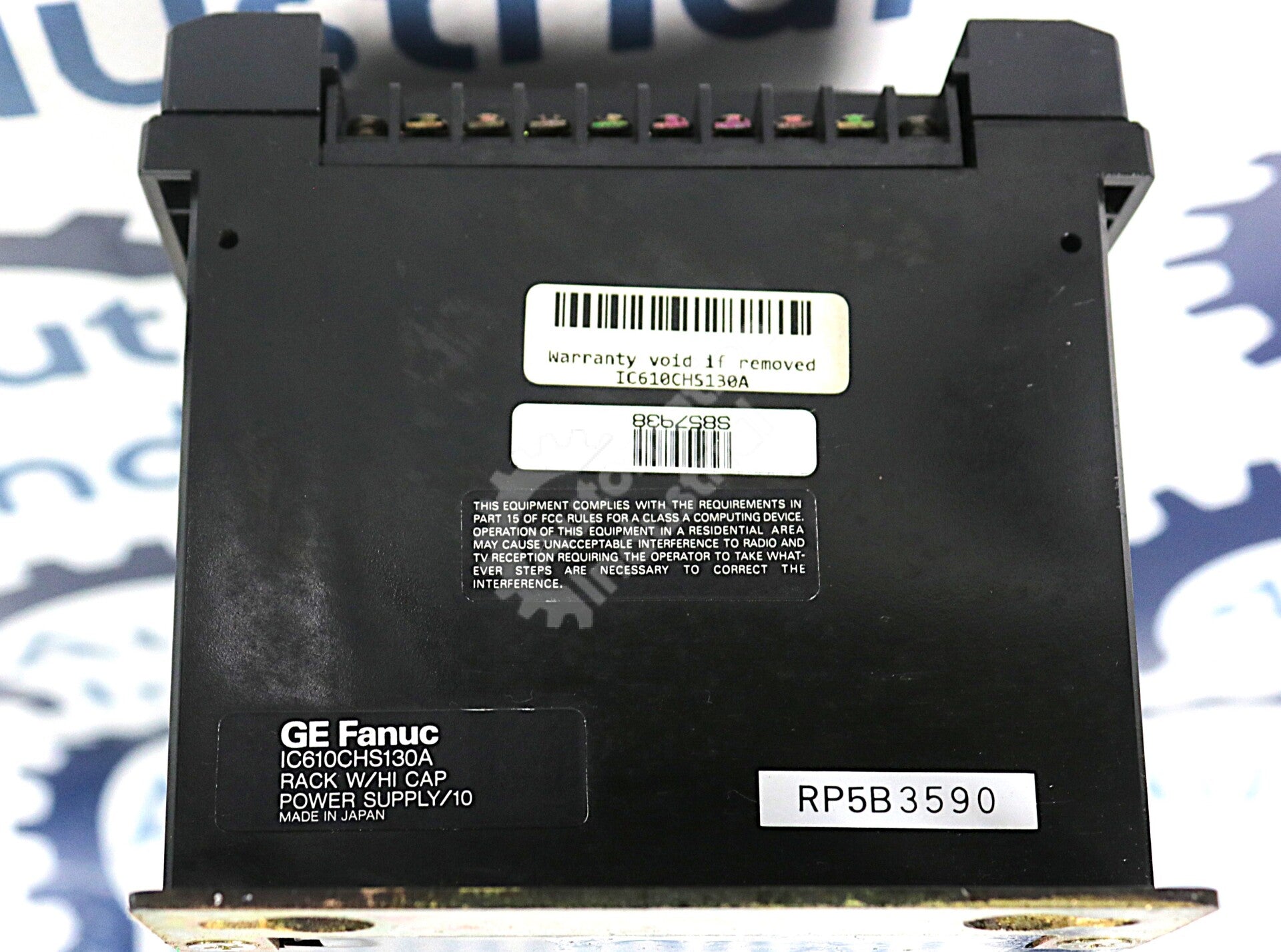 IC610CHS130A By GE Fanuc Rack W/HI Cap Power Supply/10