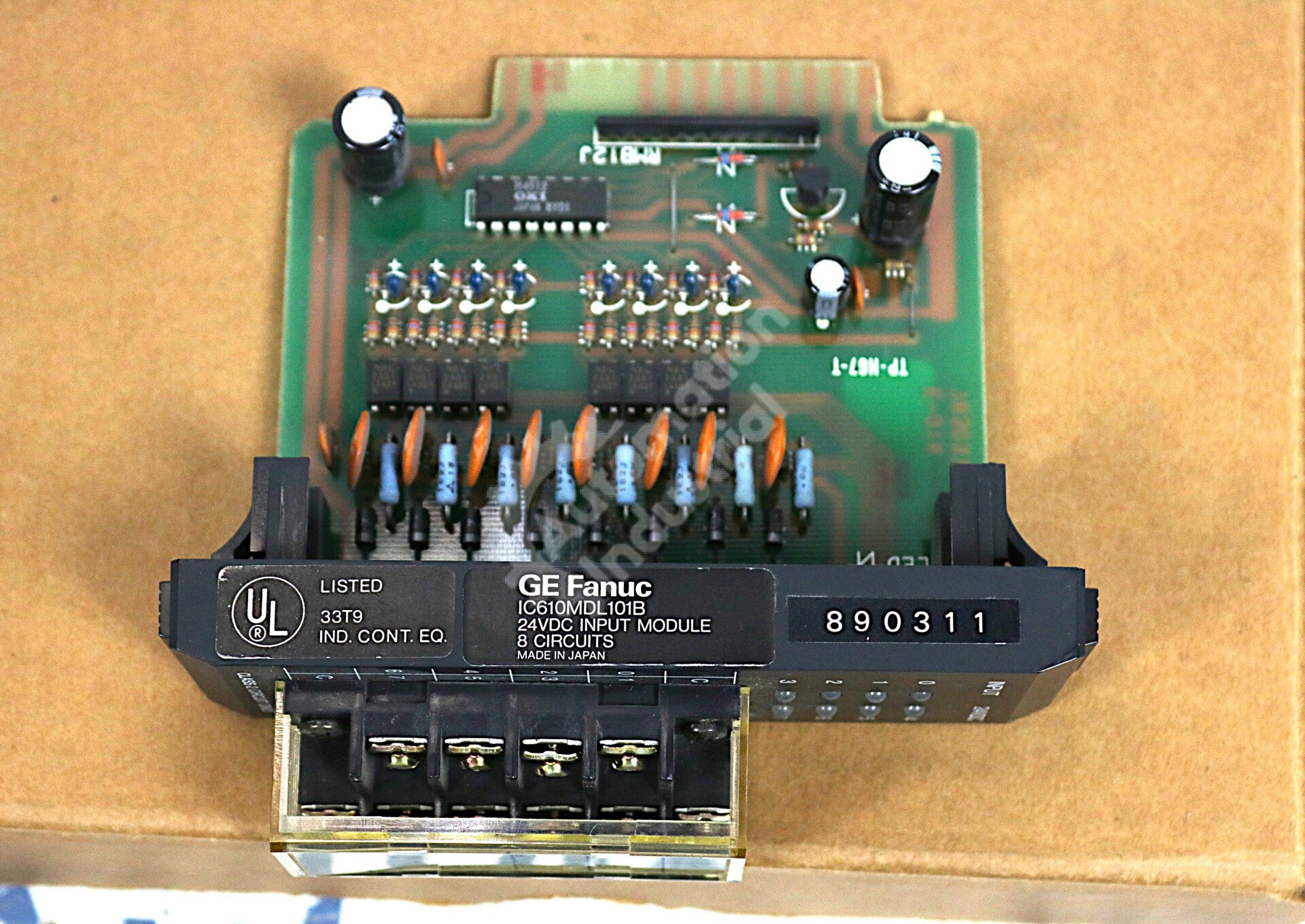 IC610MDL101B By GE Fanuc Series 24VDC Input Module 8 Circuits