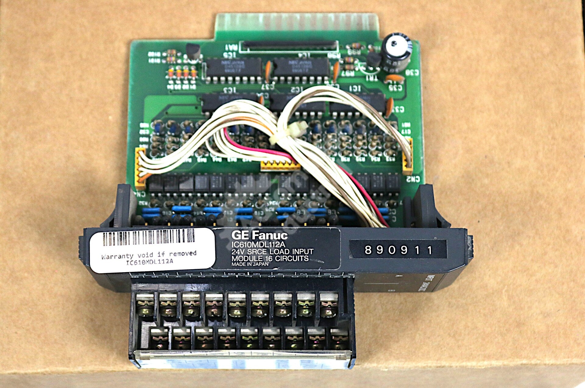 IC610MDL112A By GE Fanuc 24V Source Load Input Module 16 Circuits