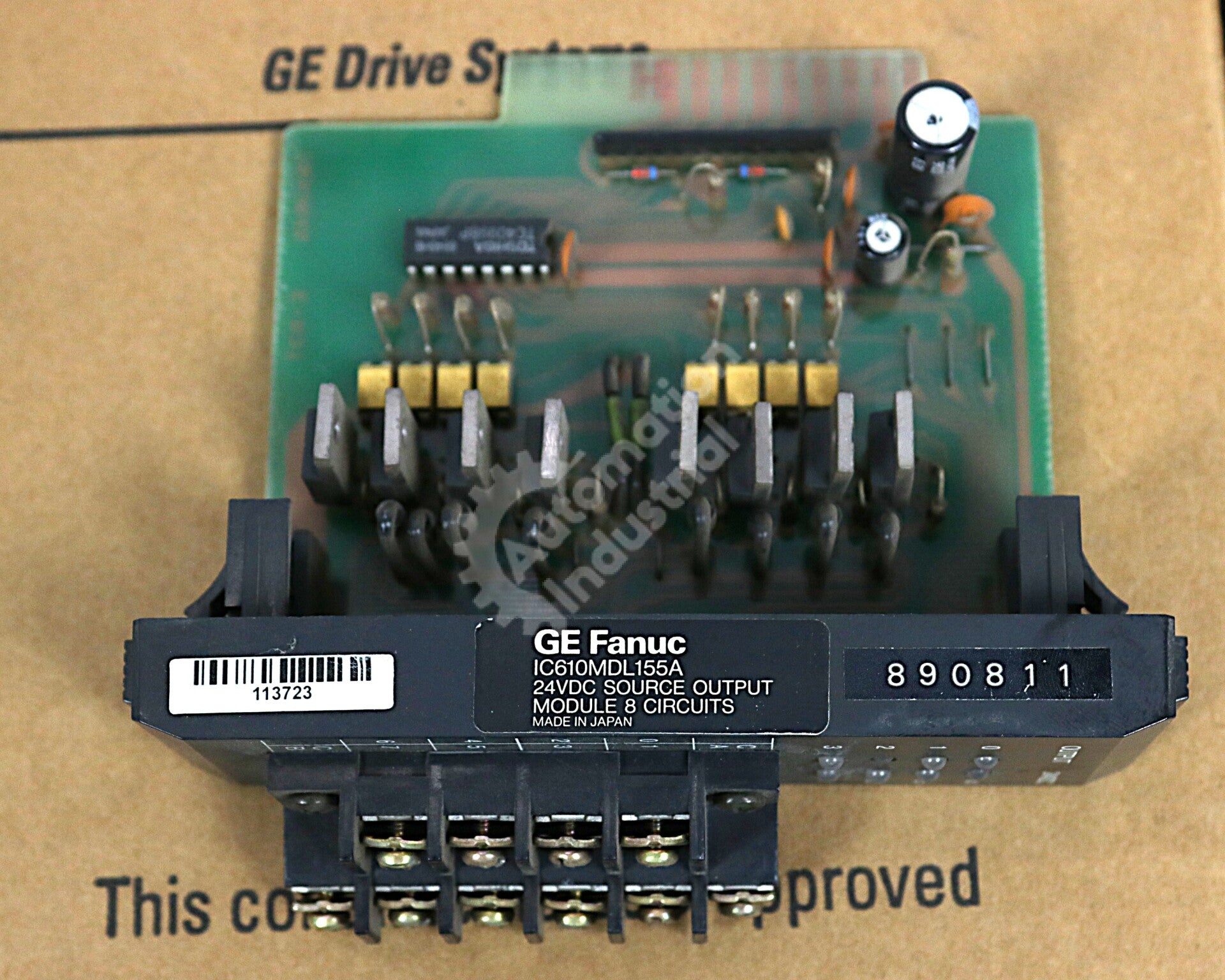 IC610MDL155A By GE Fanuc 24VDC Source Output Module 8 Circuits