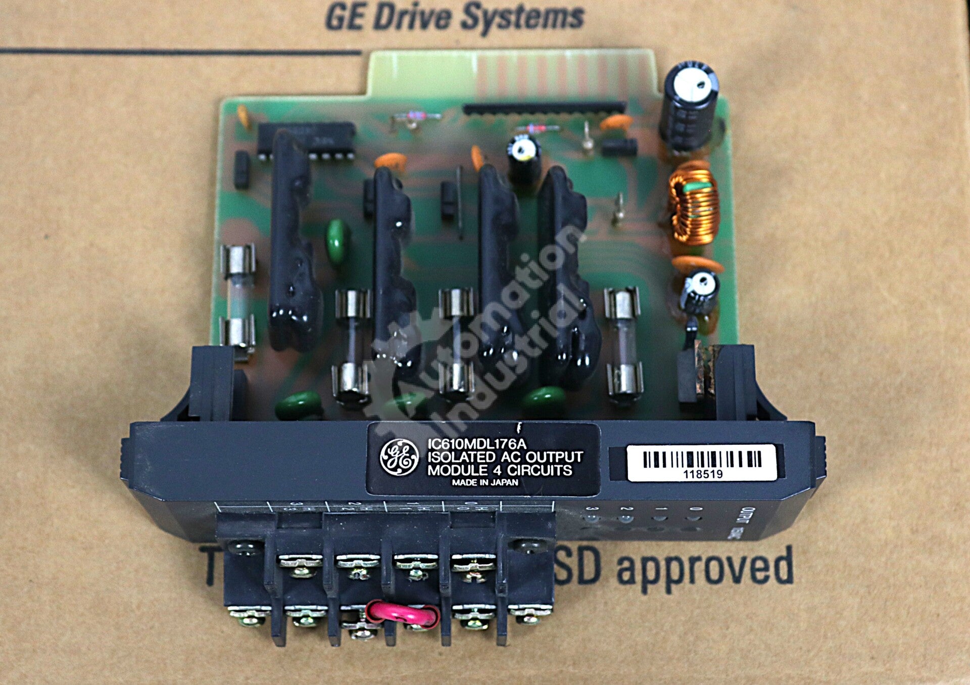 IC610MDL176A By GE Fanuc Isolated AC Output Module 4 Circuits