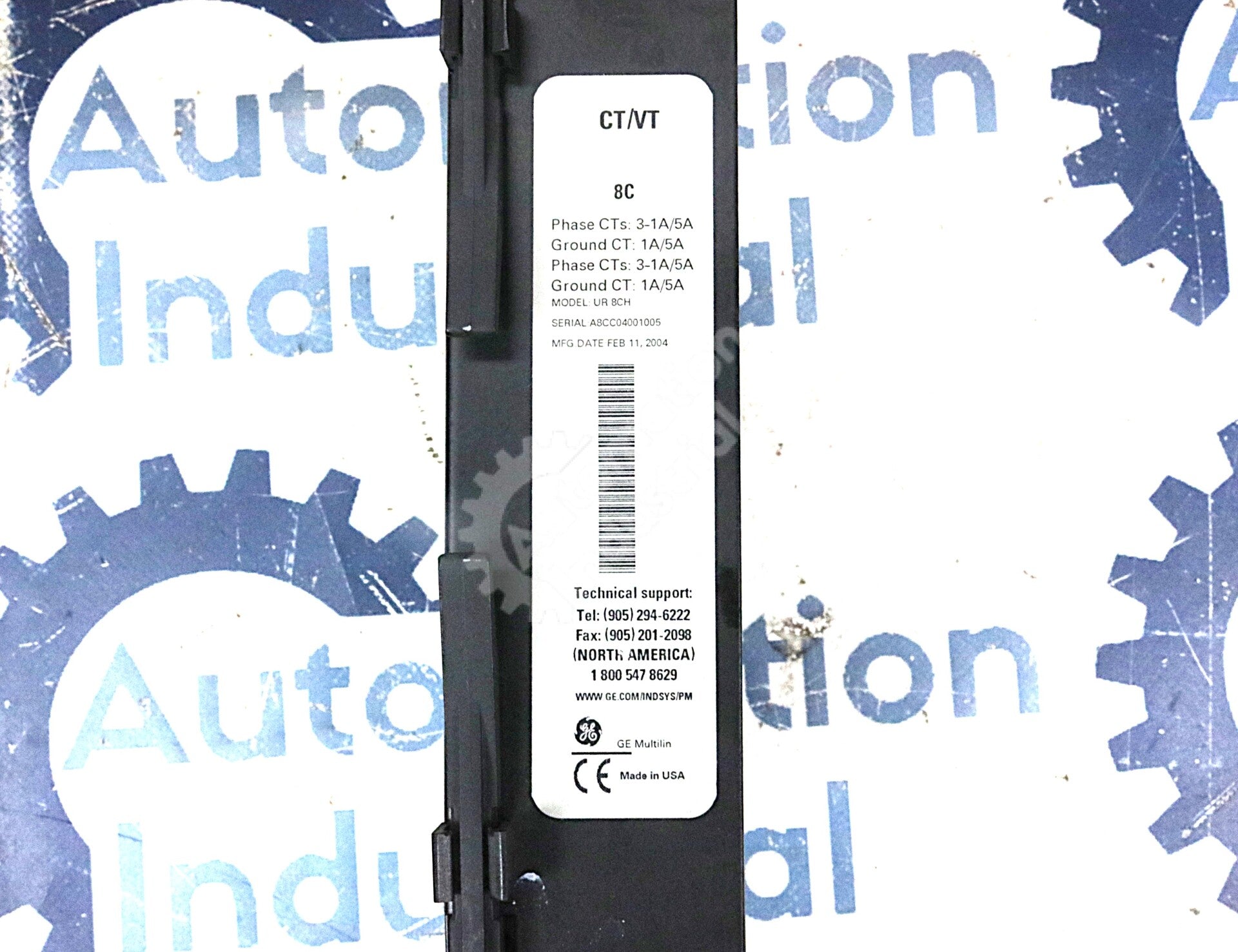 UR 8CH By Ge Multilin UR-8CH 8C Phase CT/VT Module