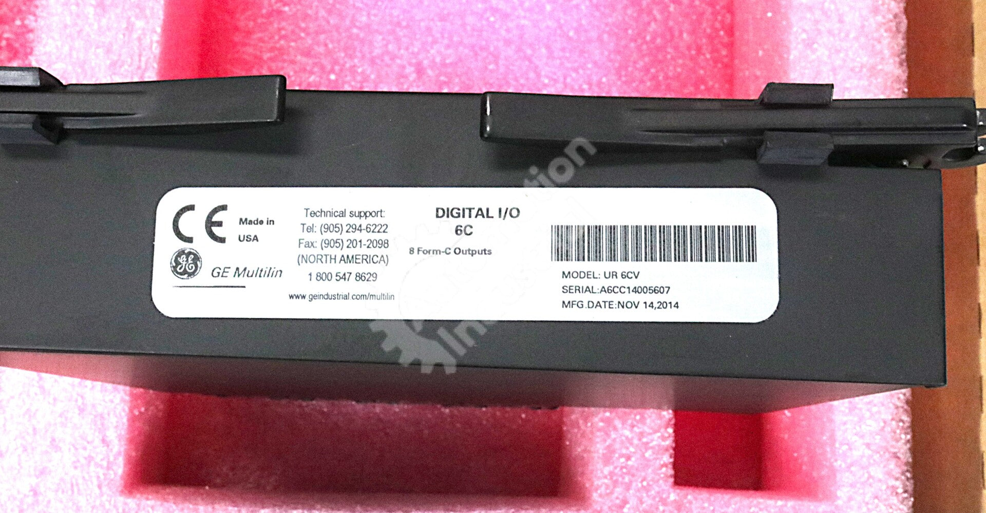 UR 6CV By GE Multilin UR-6CV 6C 8 Form C Digital I/o Module