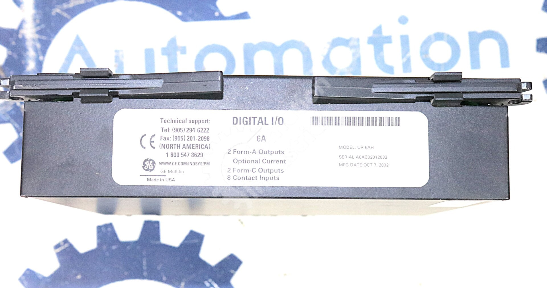 UR 6AH By GE Multilin UR-6AH 2 Form-A Outputs 6A Digital I/O Module