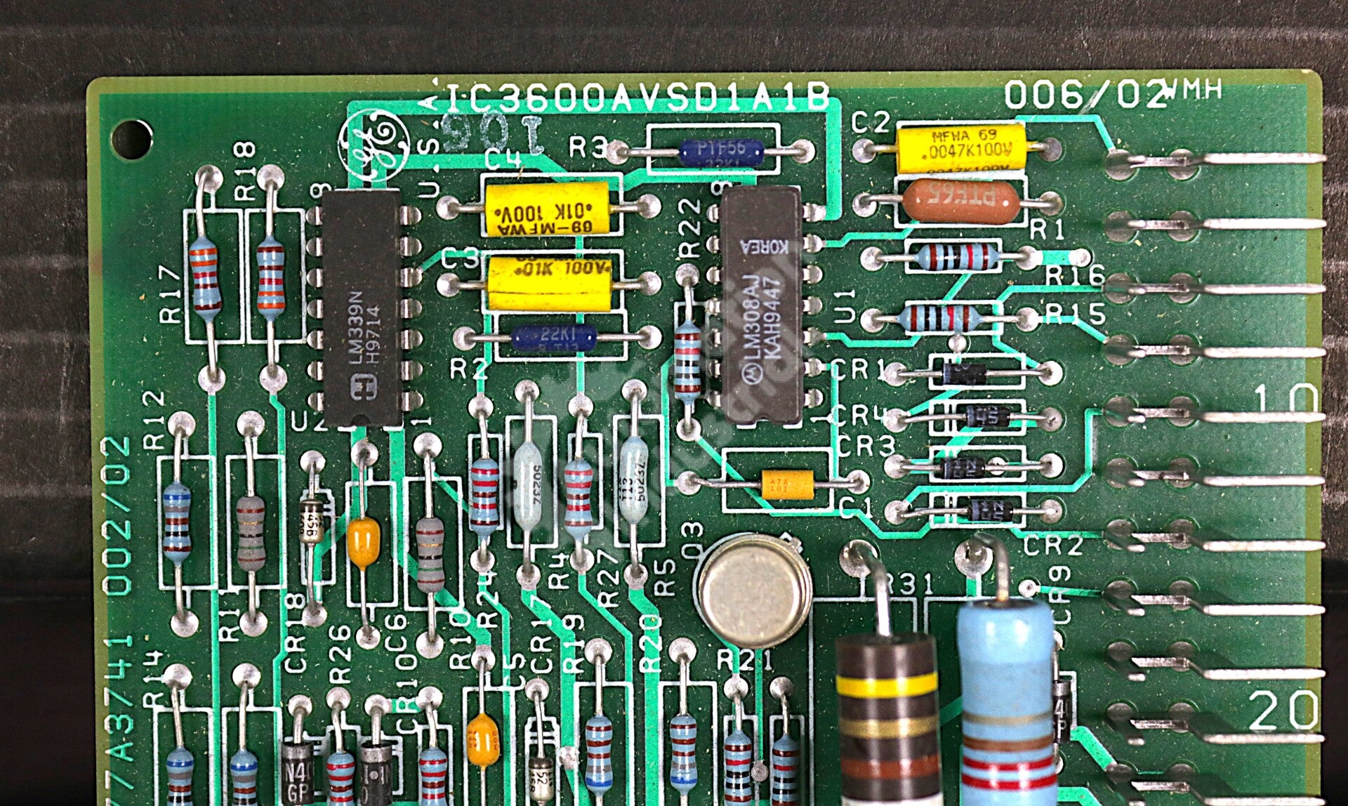 IC3600AVSD1A1B By GE Speedtronic IC3600AVSD PC Relay Board