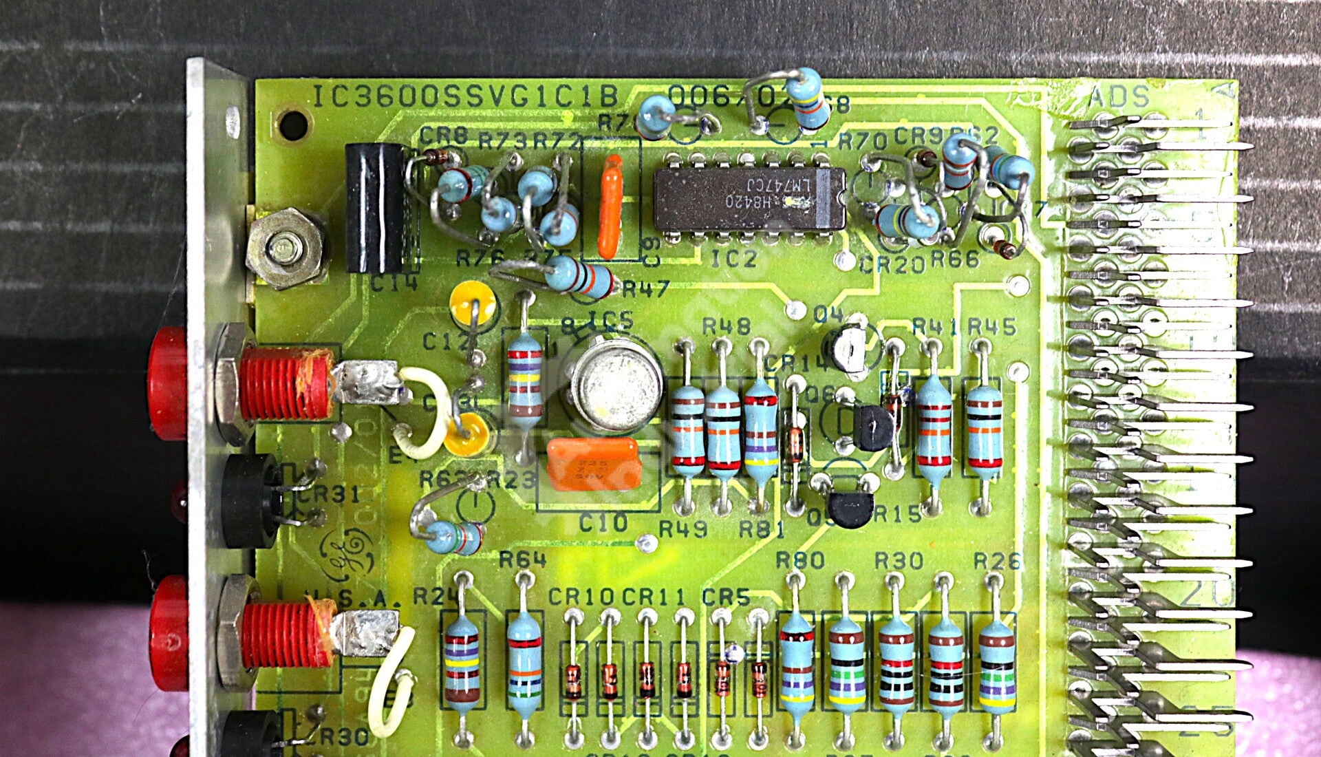 IC3600SSVG1C1B By GE Speedtronic IC3600SSVG Servo Valve Drive Card