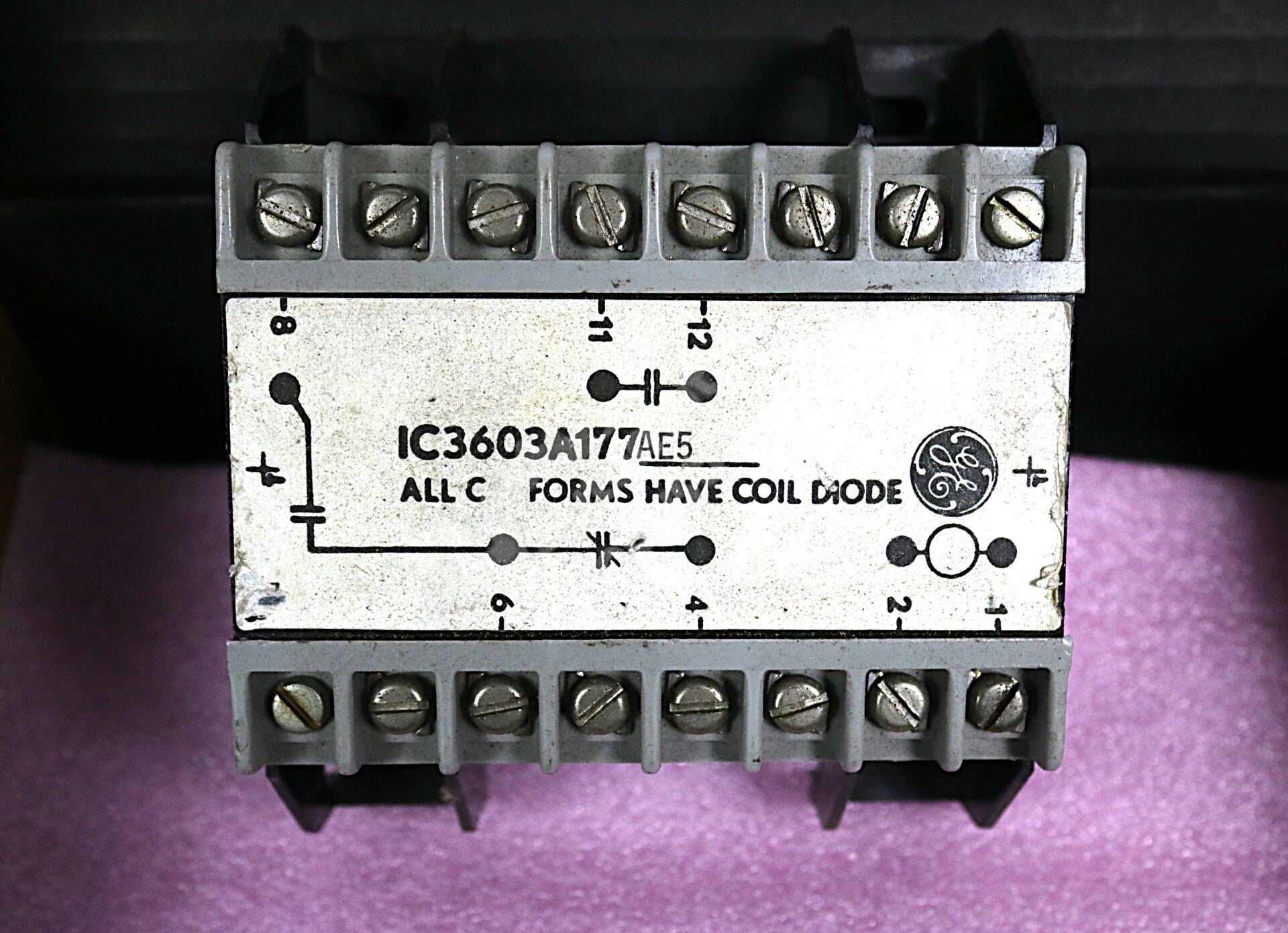 IC3603A177AE5 By GE Speedtronic IC3603A177 Potted Supply Relay Module