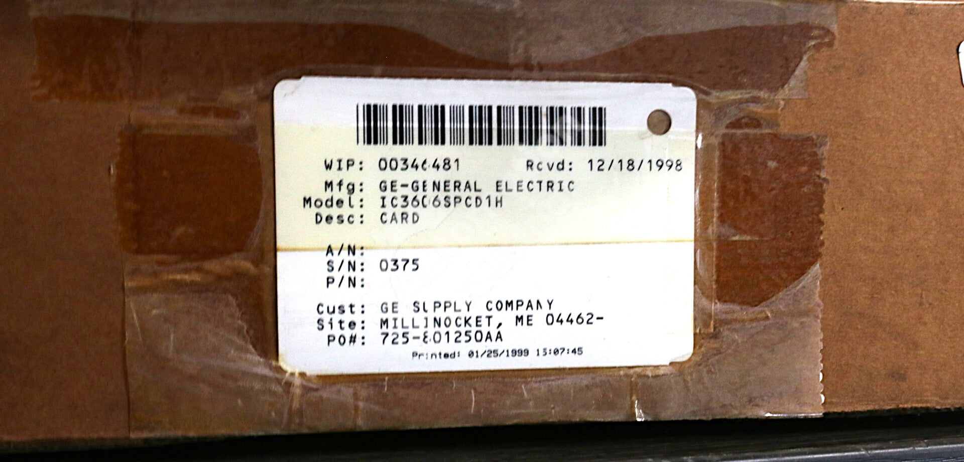 IC3606SPCD1H By GE Speedtronic IC3606SPCD Printed Circuit Board