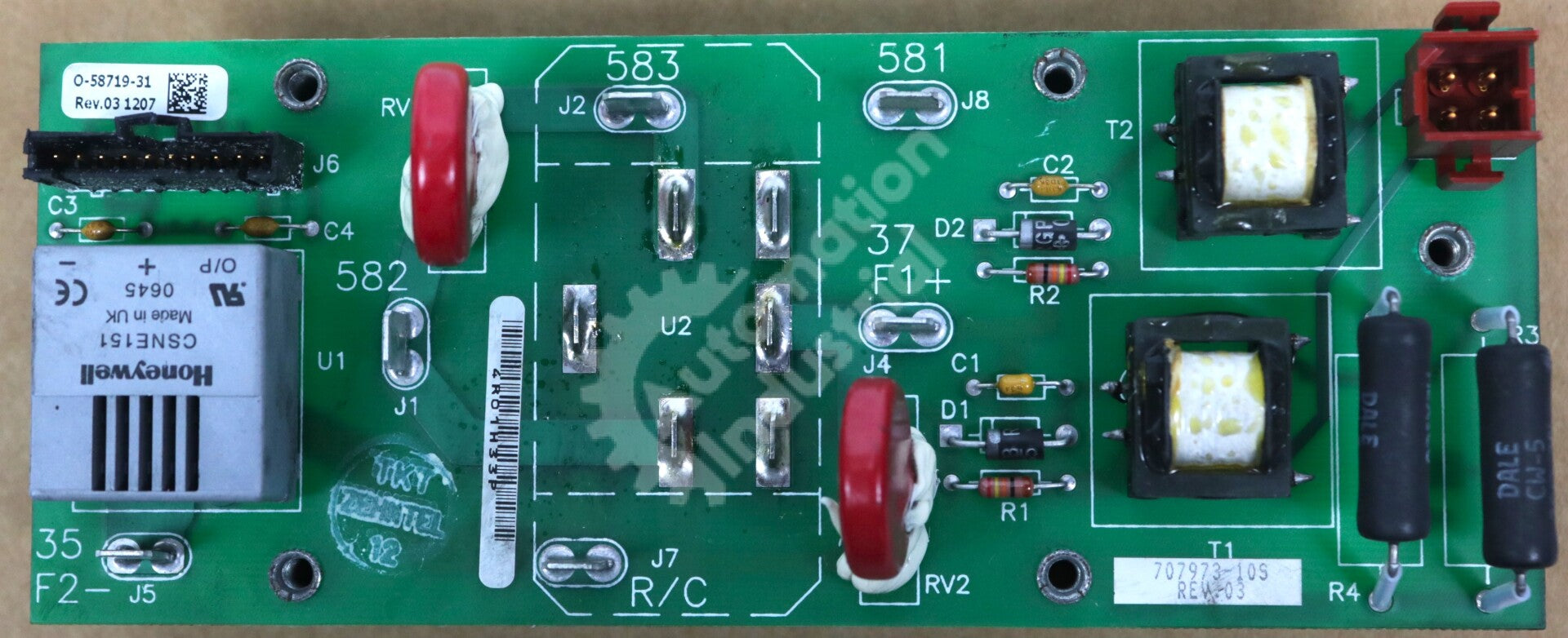 0-58719-31 By Reliance 911FK0101 Field Current Regulator Board Assembly